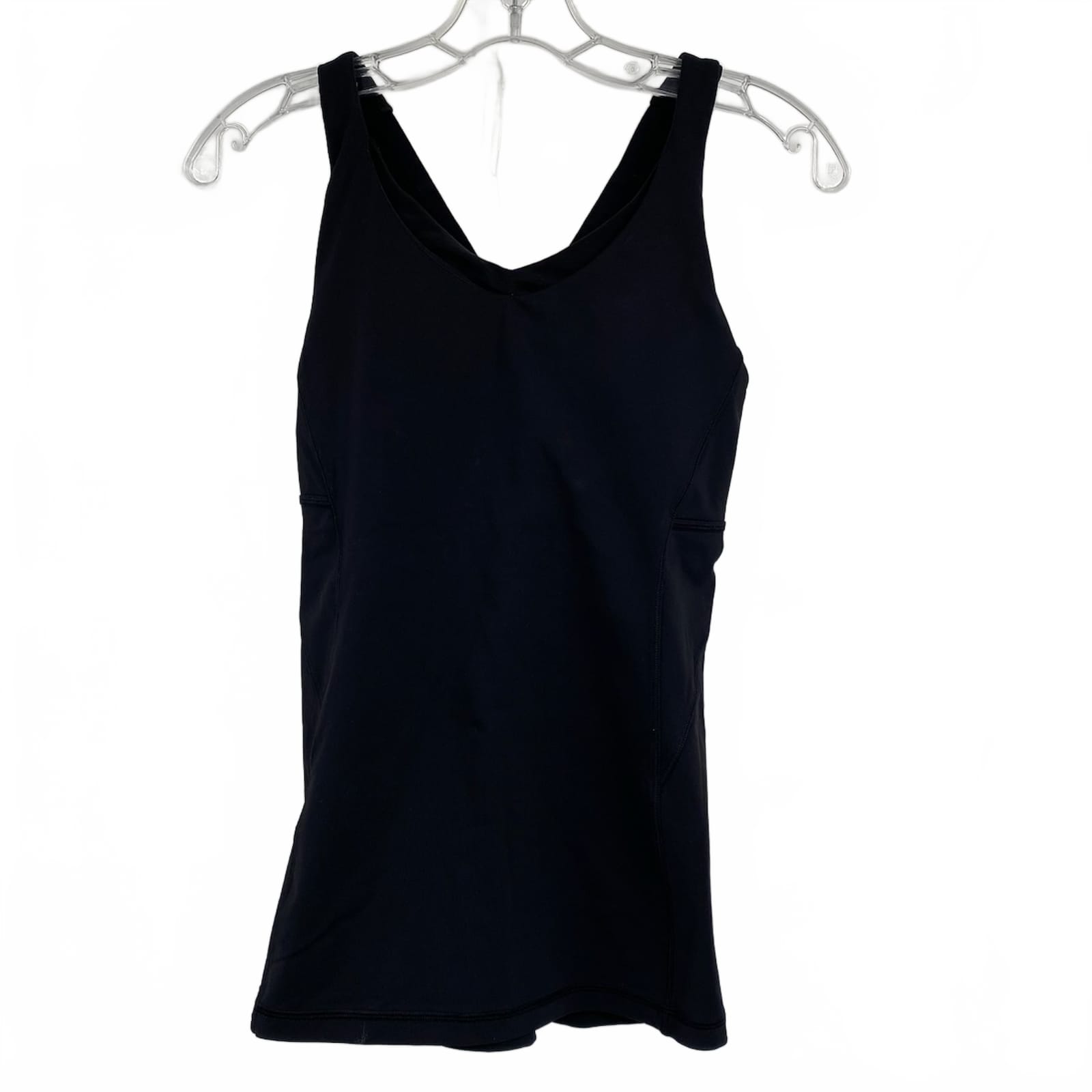 lululemon Black Tank OS With Built in Bra