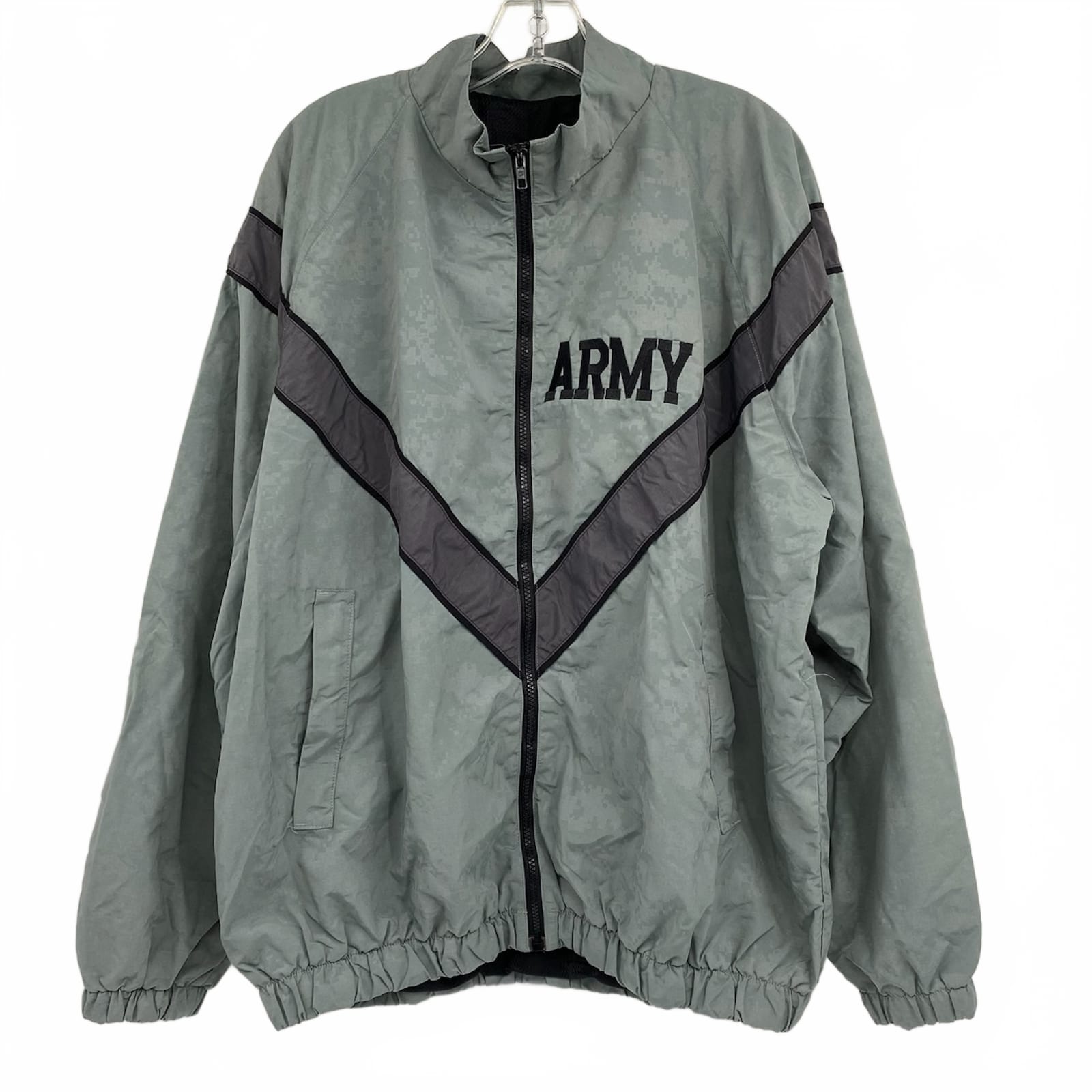 Jwod Skilcraft Gray Black Camouflage Army Bomber Jacket
