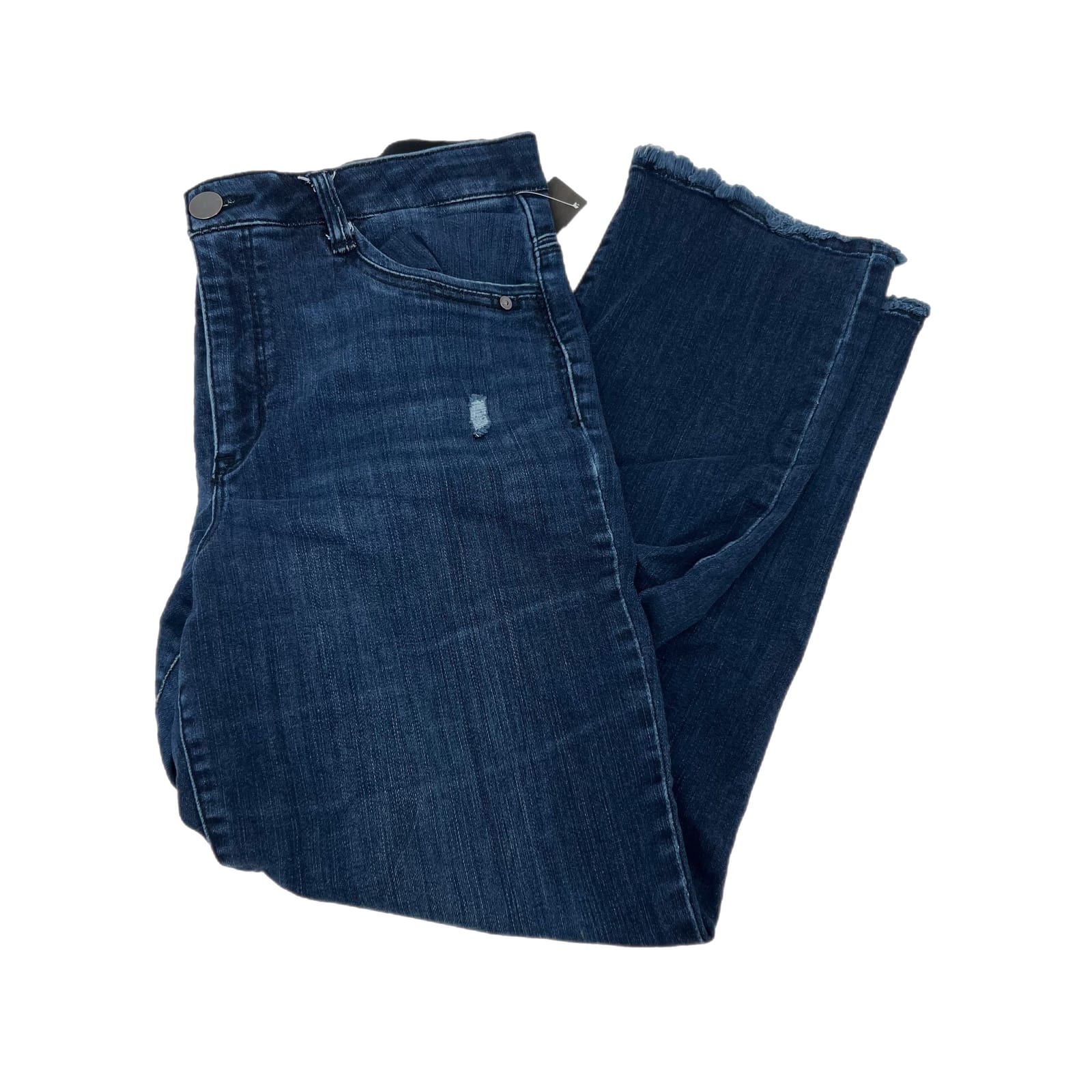 Democracy Blue Mid-Rise Straight Leg Jeans