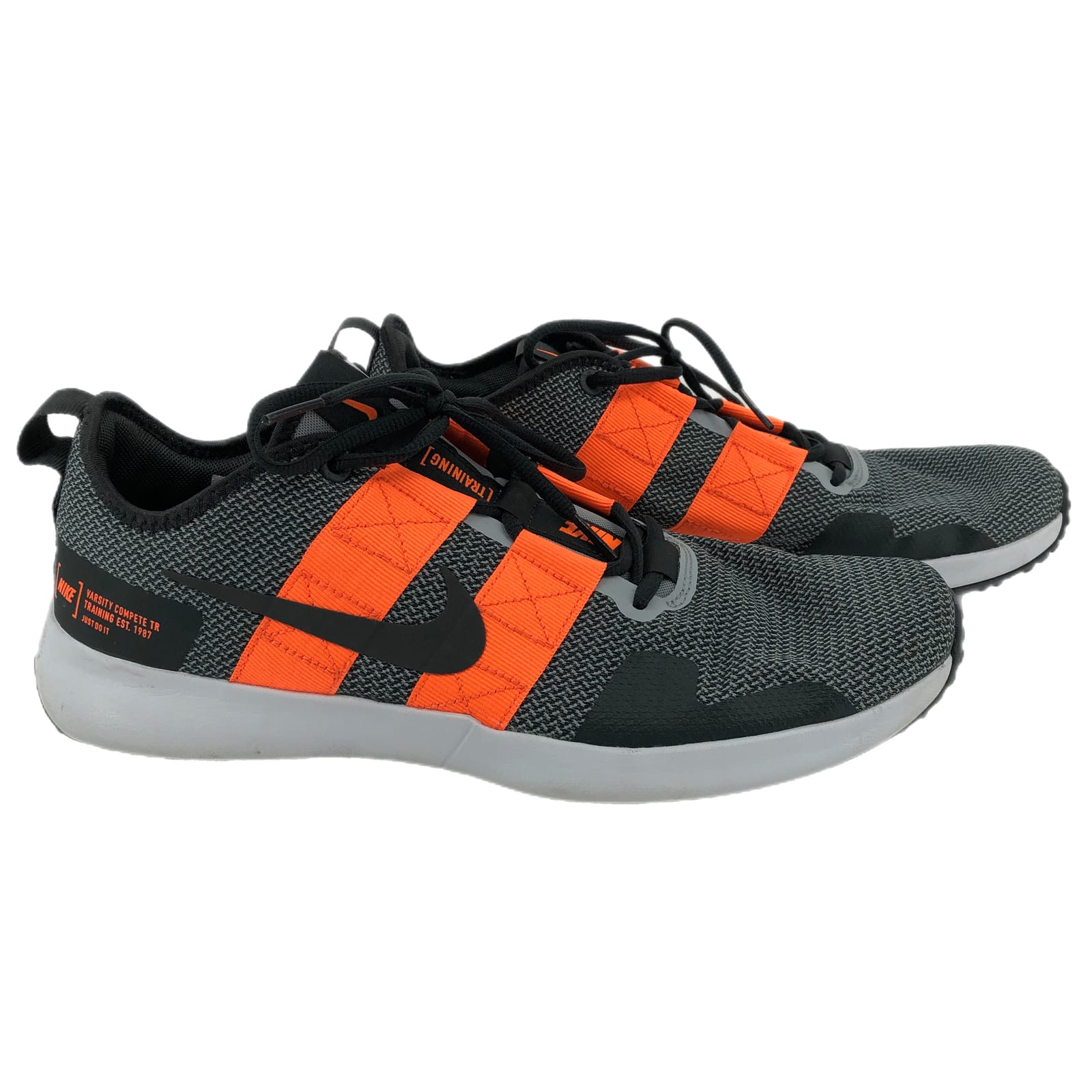 Nike Gray-Orange Sneakers