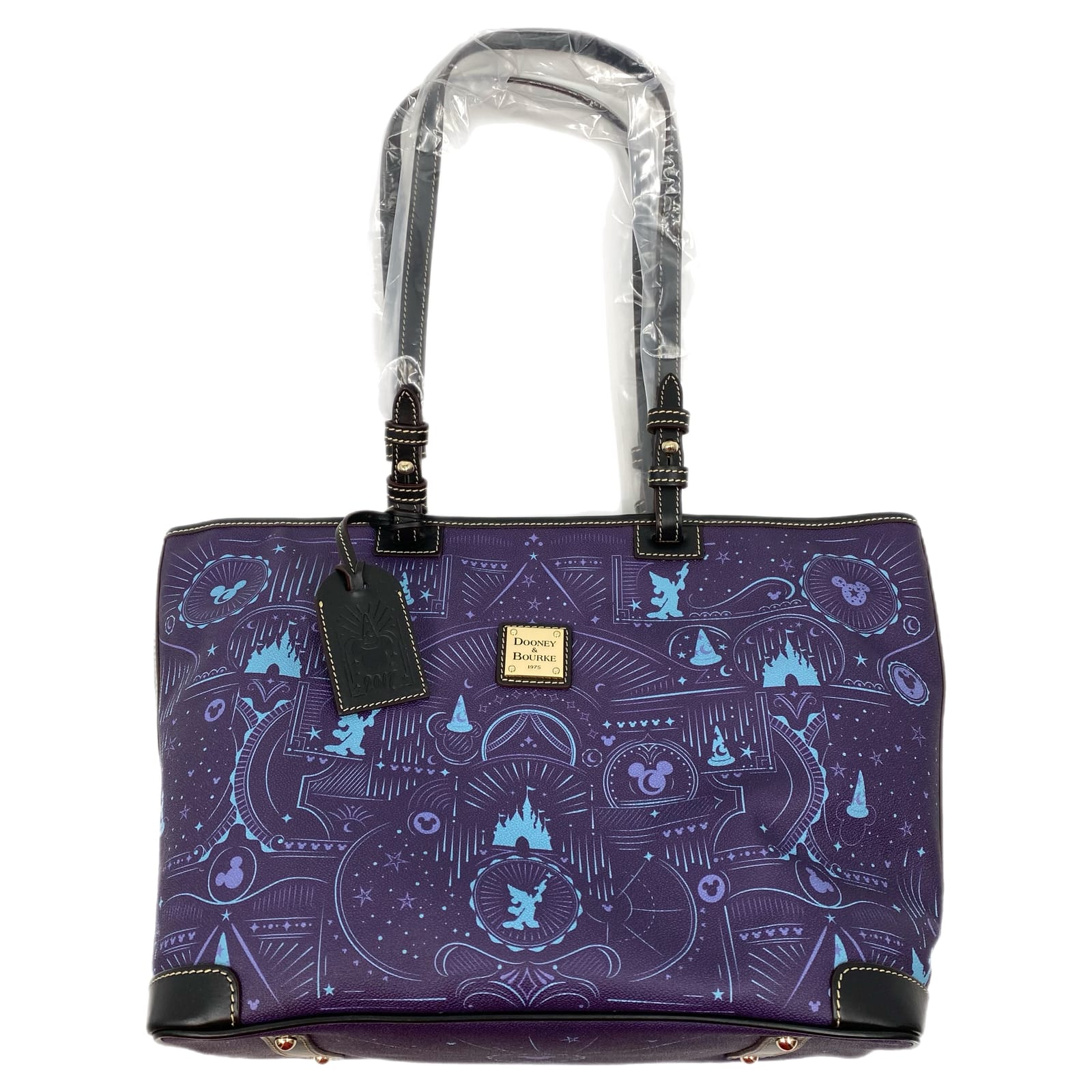 Dooney & Bourke Purple Blue Disneyland 2017 Large Tote