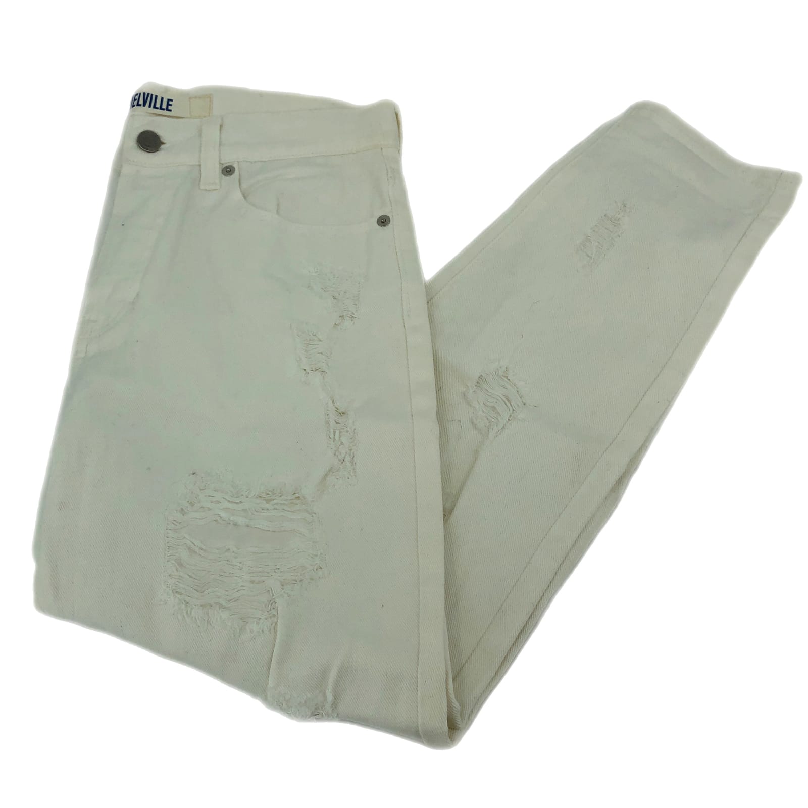 Brandy Melville Cream Boyfriend Jeans