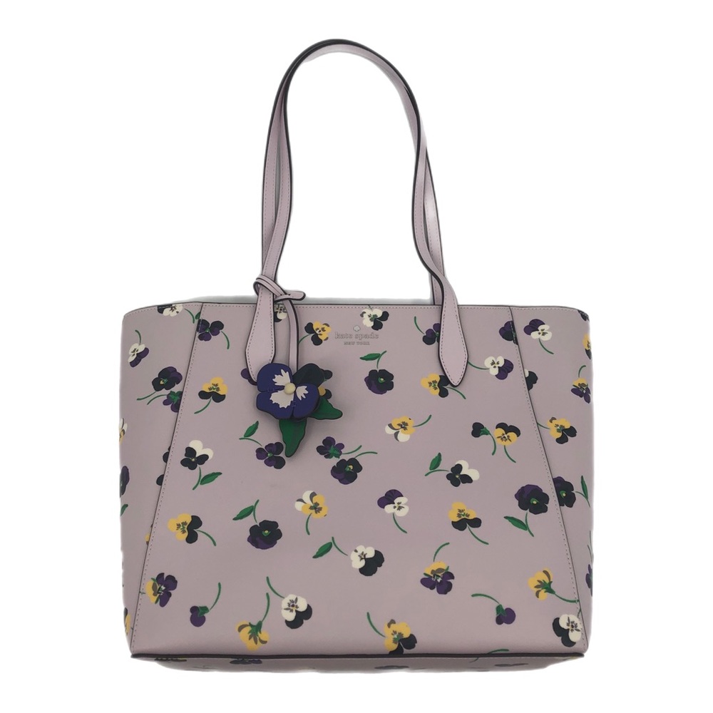 Kate Spade Purple & Yellow Inner Pockets Tote