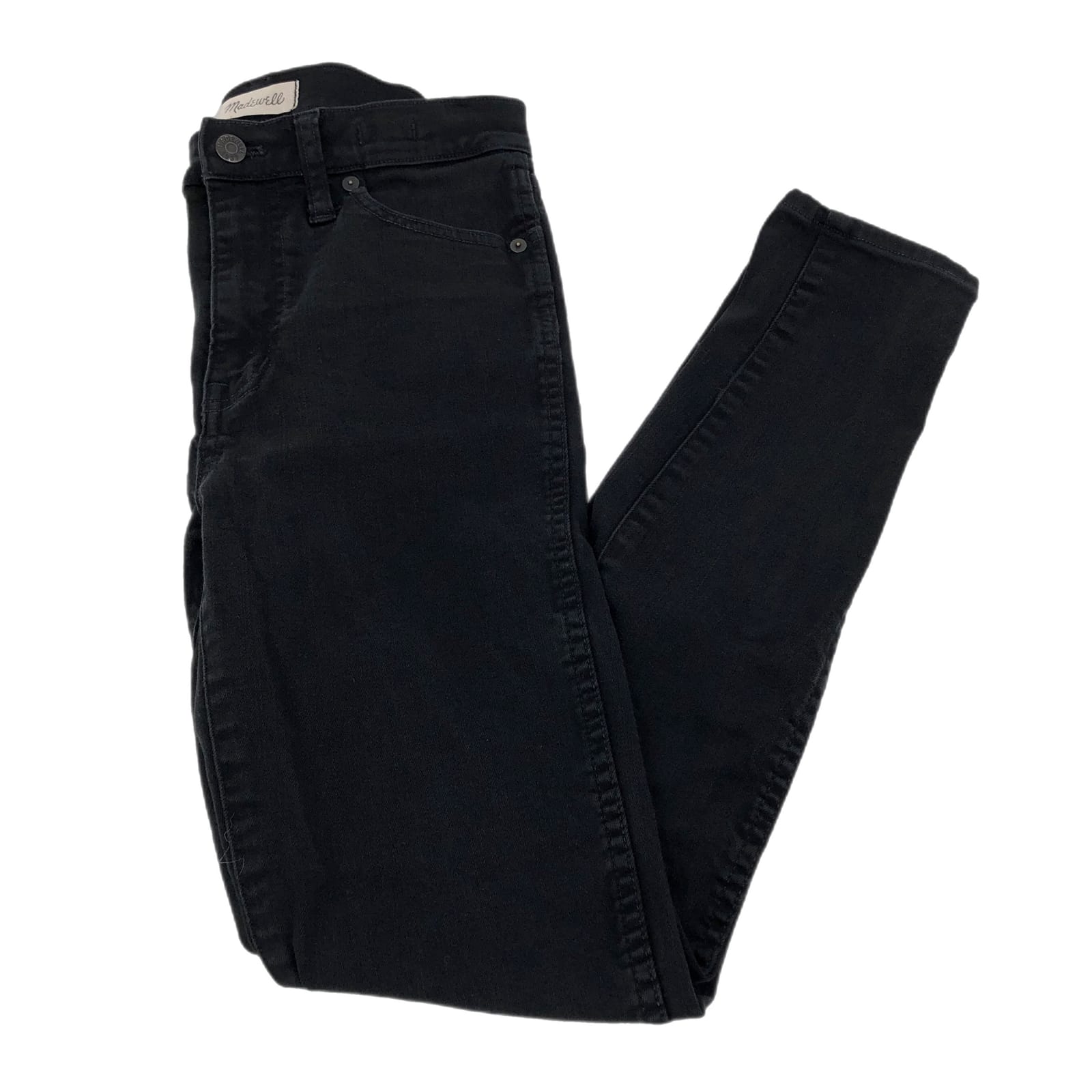 Madewell Black High-Rise Skinny Jeans