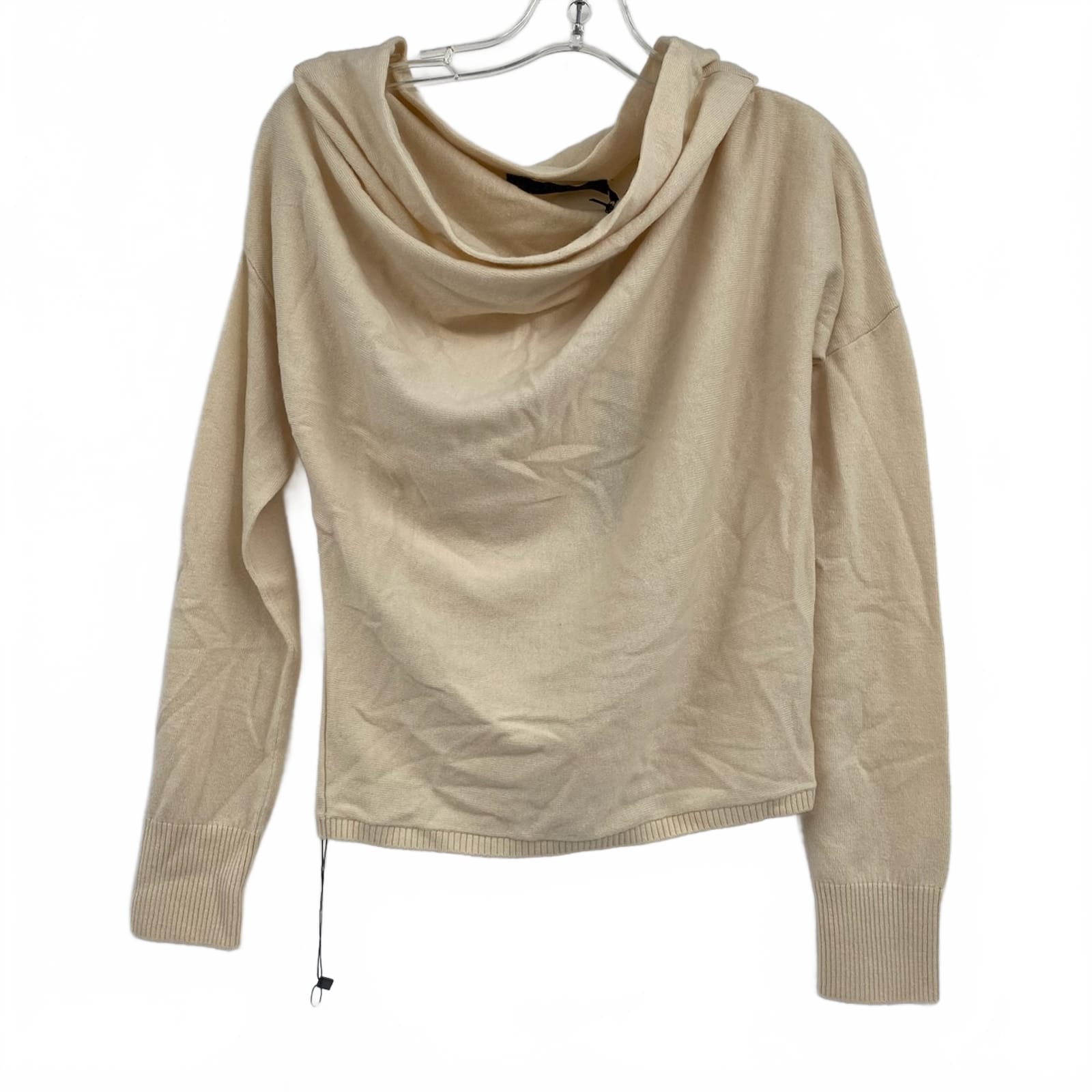 House of Harlow Beige Patricia Cowl Neck Sweater