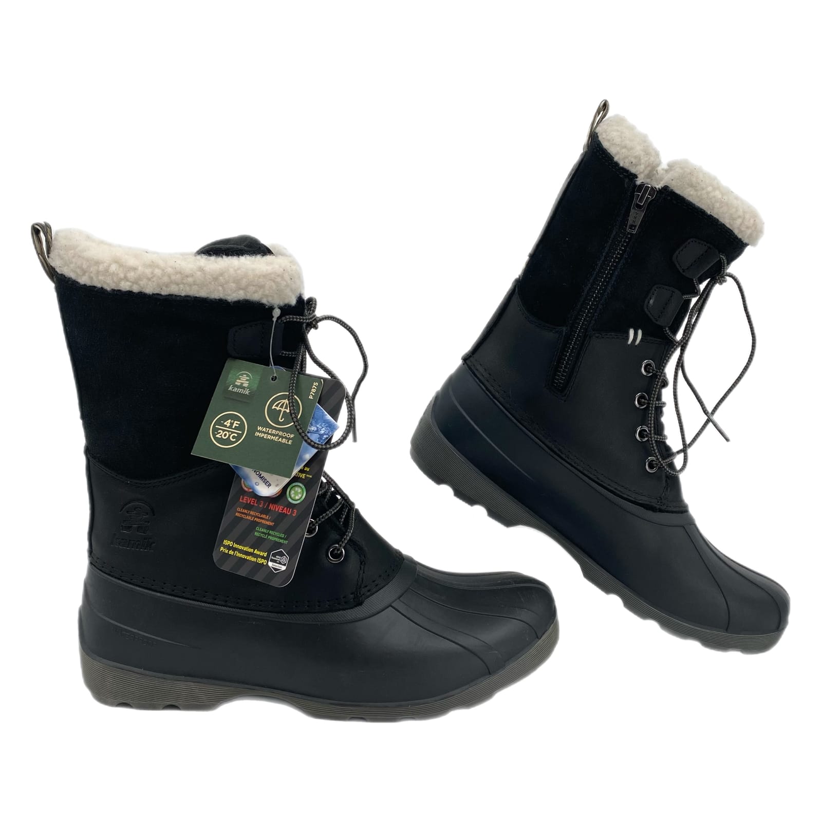 Kamik Black Waterproof Simona Winter Boots