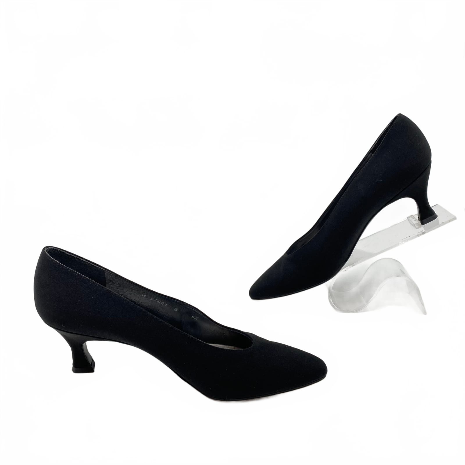Stuart Weitzman Black Classic Pump Heels