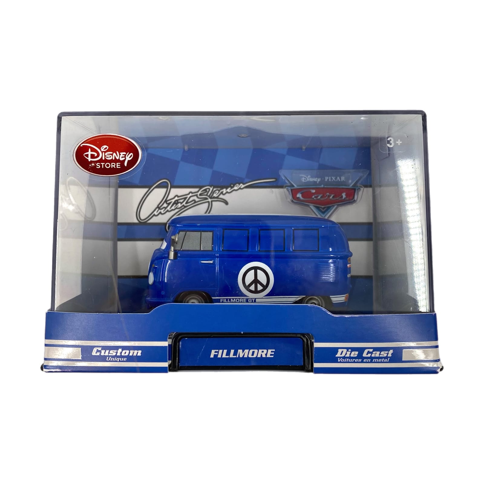 Disney Store Blue Bob Pauley Fillmore Collectible Toy Van