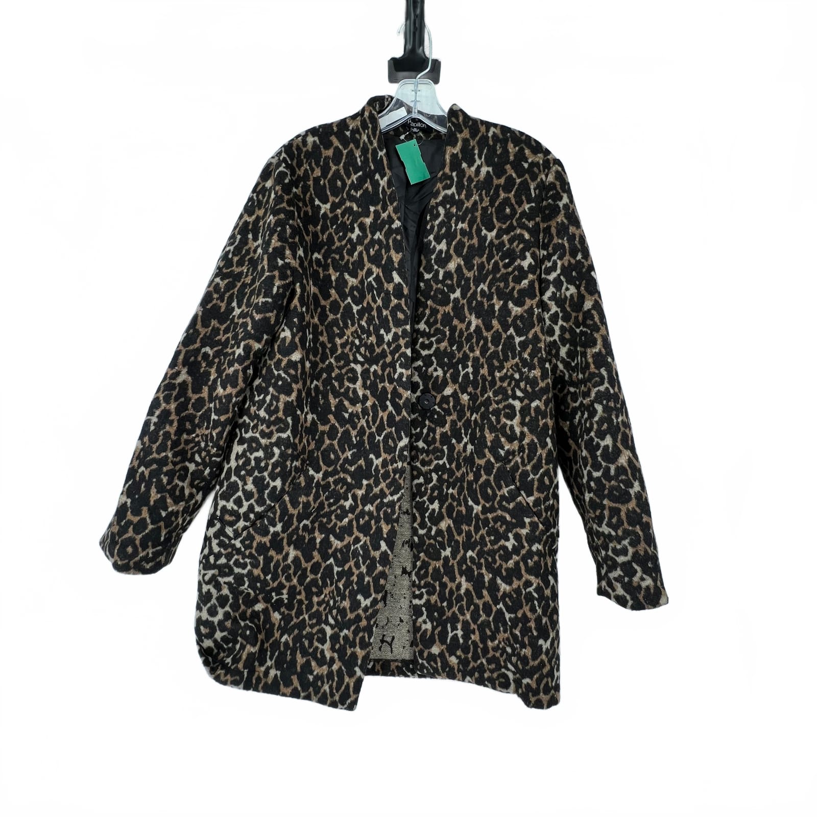 Papillon Brown/Black Printed Coat
