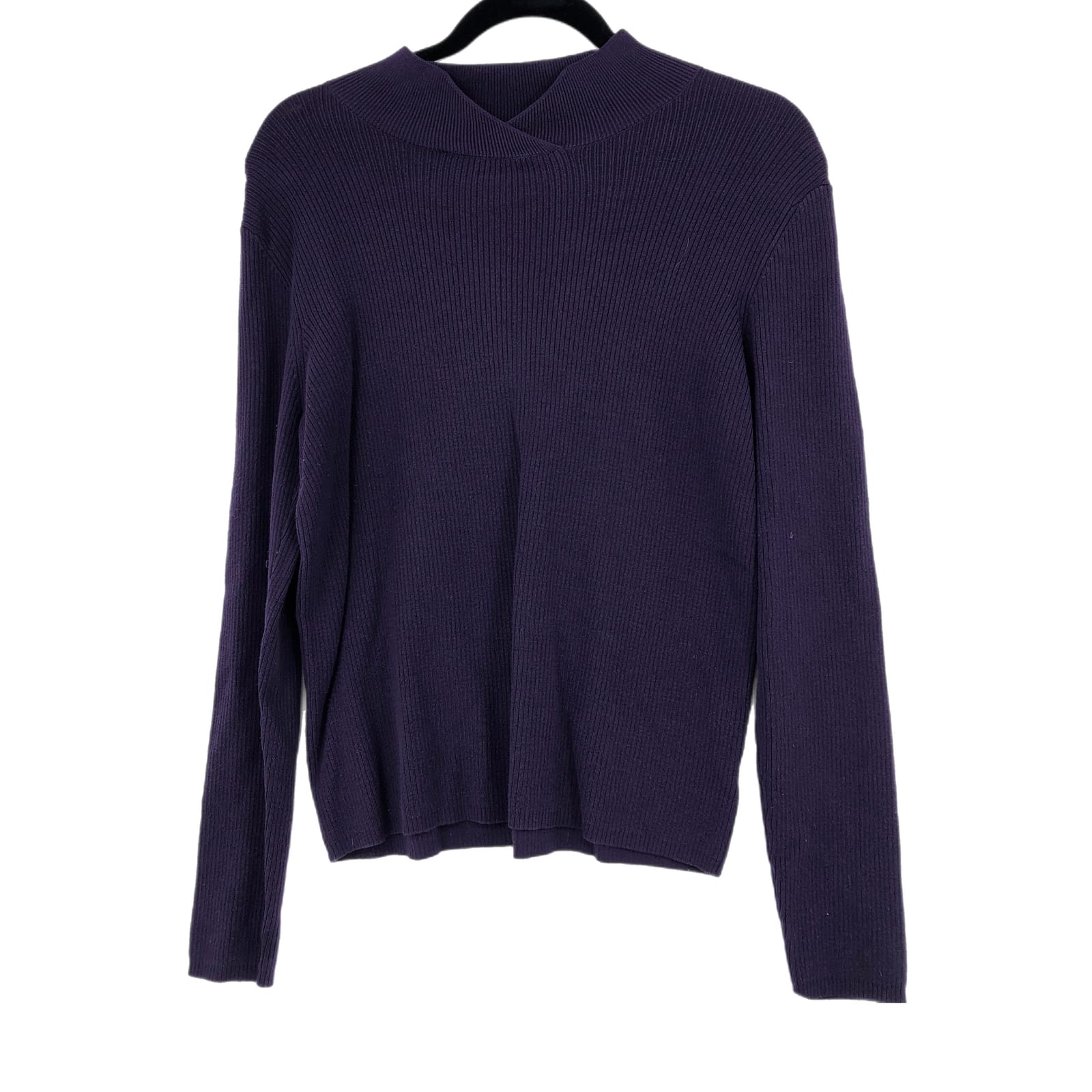 Coldwater Creek Purple Silk-Nylon Sweater