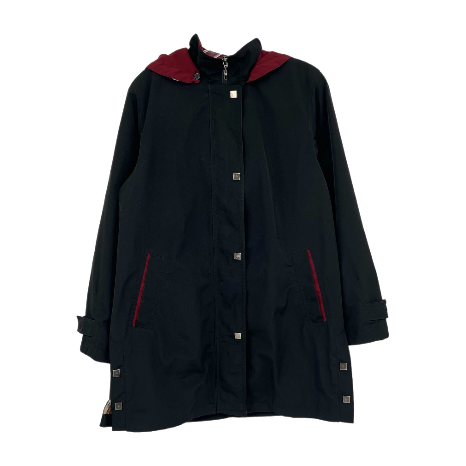 Liz Claiborne Black Mid-Length Basic Jacket