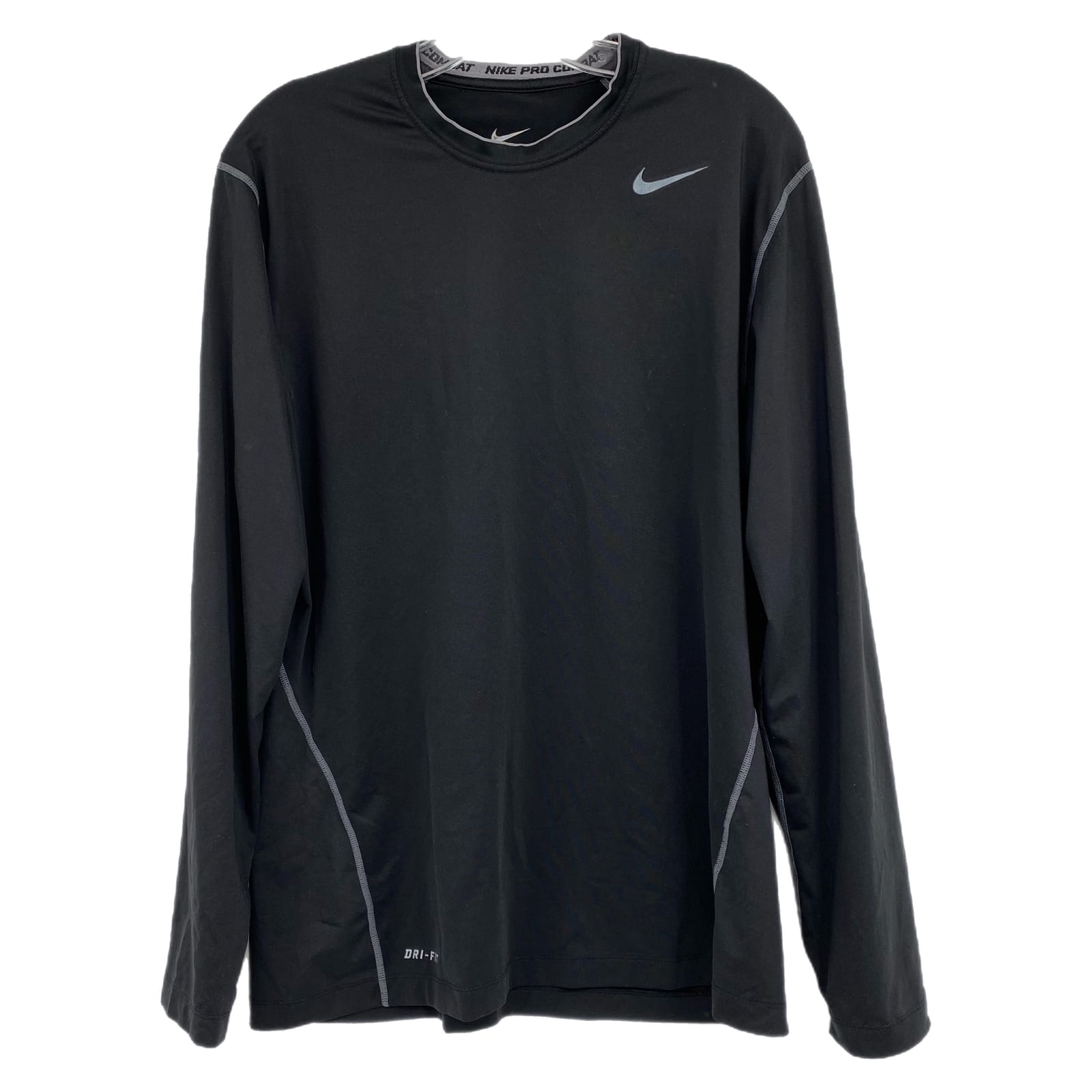 Nike Black Pro Combat Long Sleeve Athletic Shirt