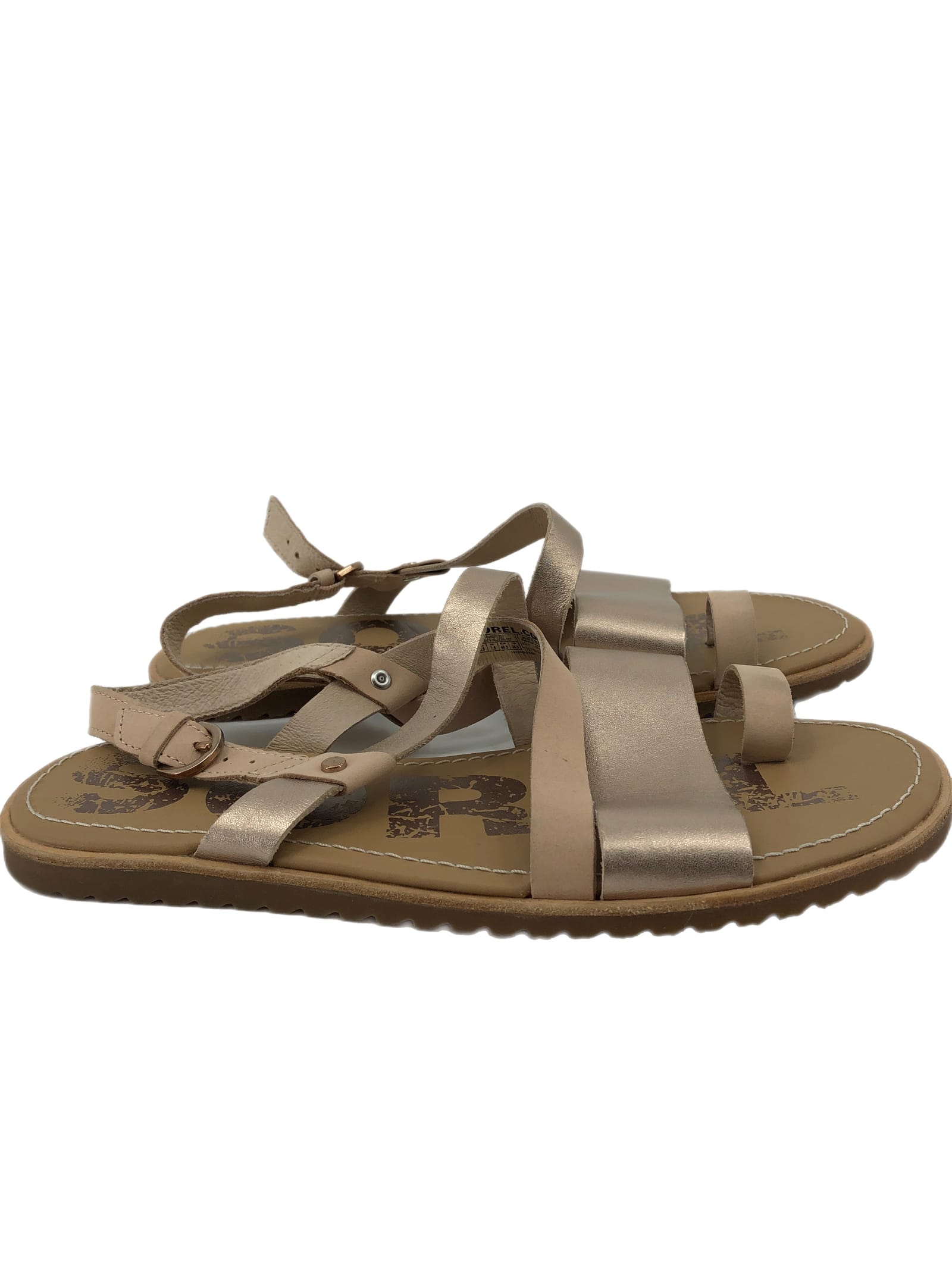 Sorel Tan Leather Sandals