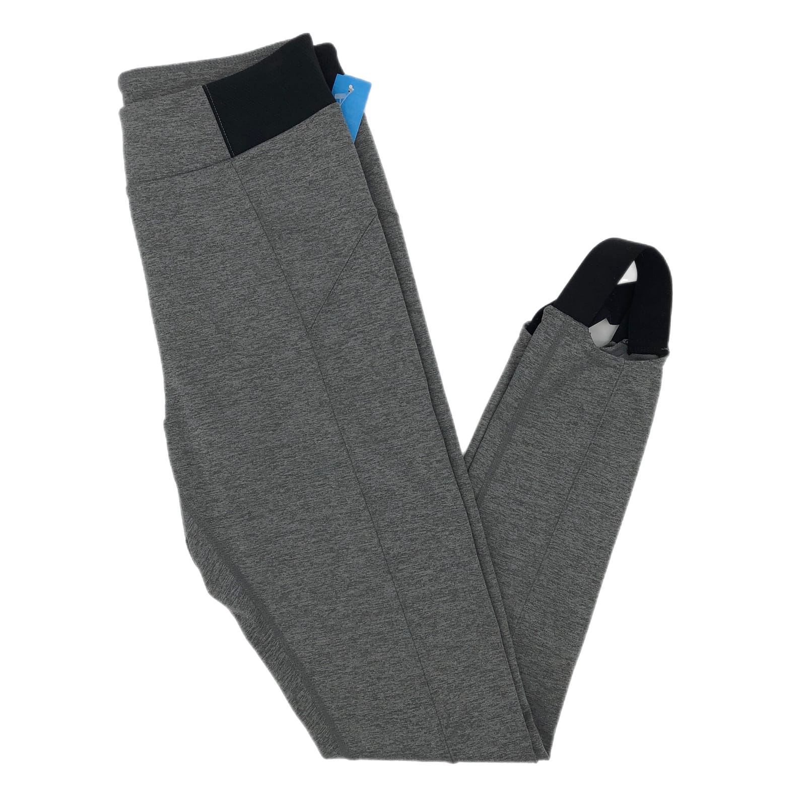 Zella Gray & Black Athletic Leggings