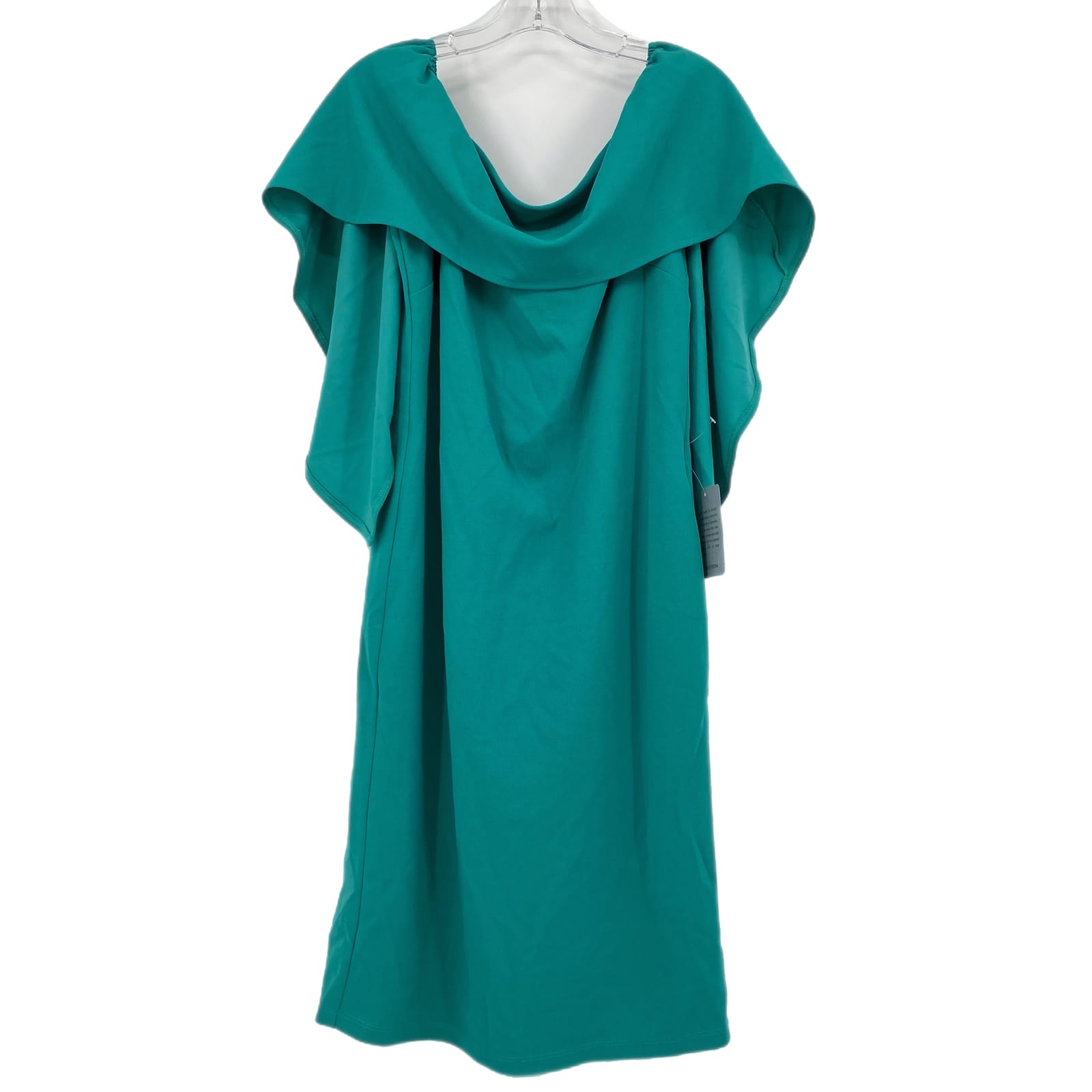 MARINA Green Straight & Pencil Pullover Midi Dress