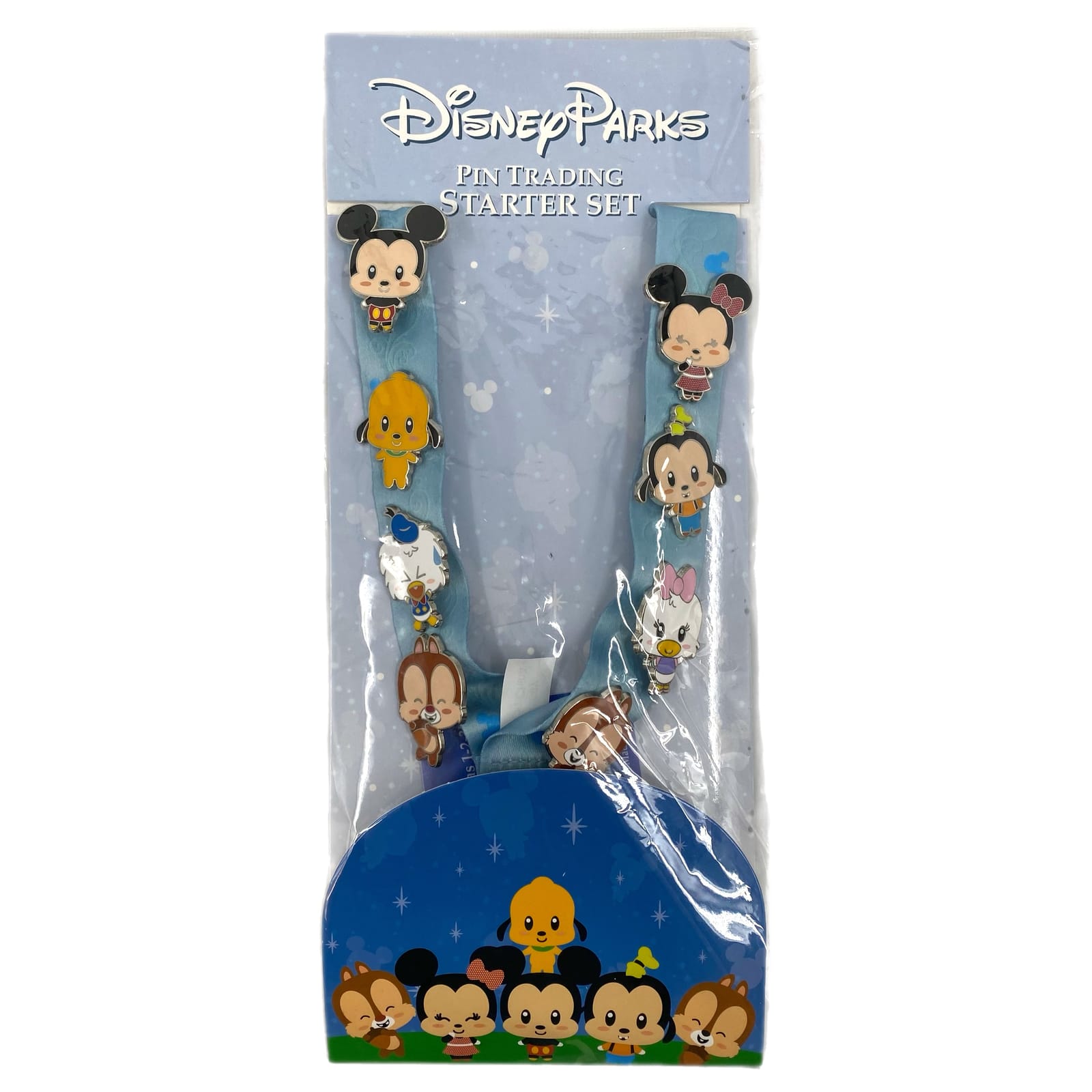 Disney Blue 2015 Pin Trading Starter Set