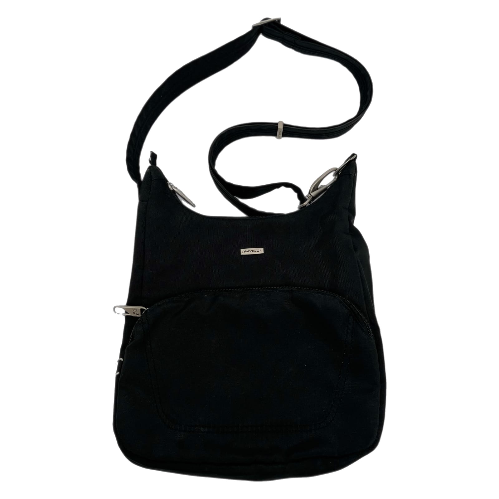 Travelon Black Zip Anti-Theft Crossbody Bag