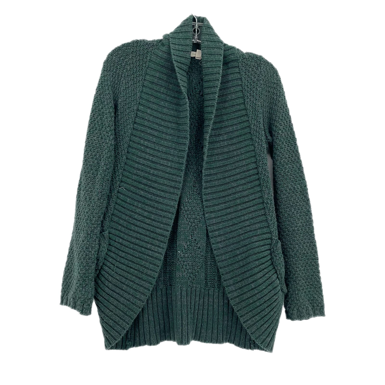 Silence + Noise Green Classic Cardigan