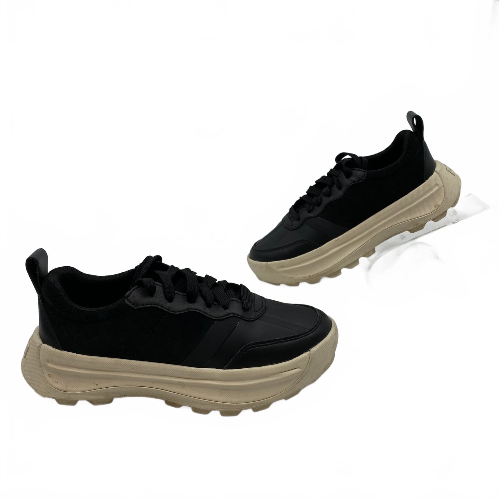 Sorel Black Ona 305 Suede Sneakers