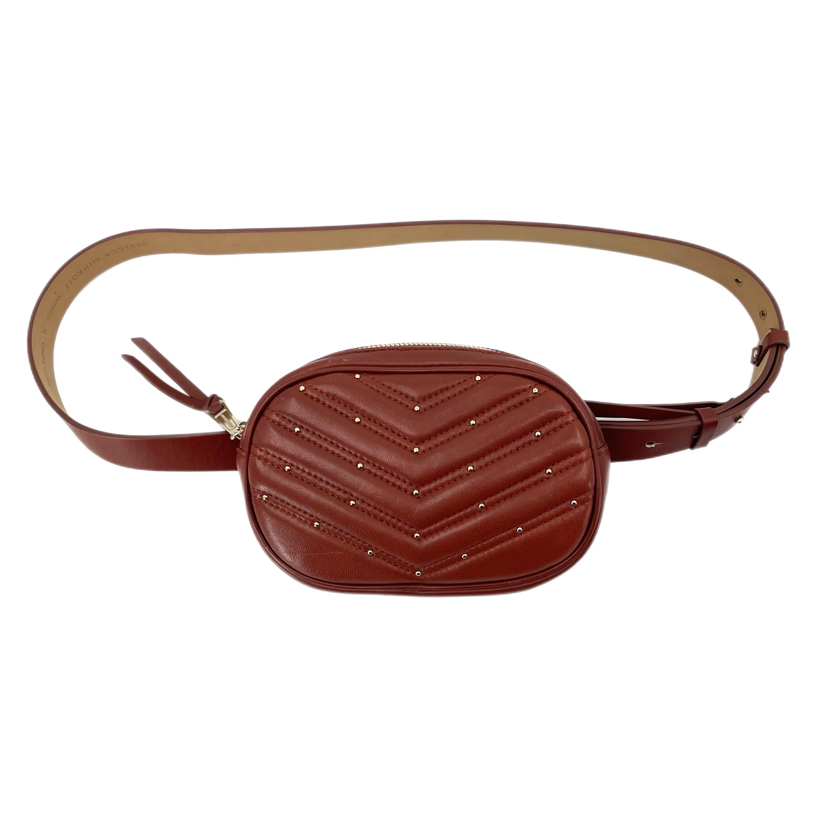 Rebecca Minkoff Red Studded Mini Belt Bag