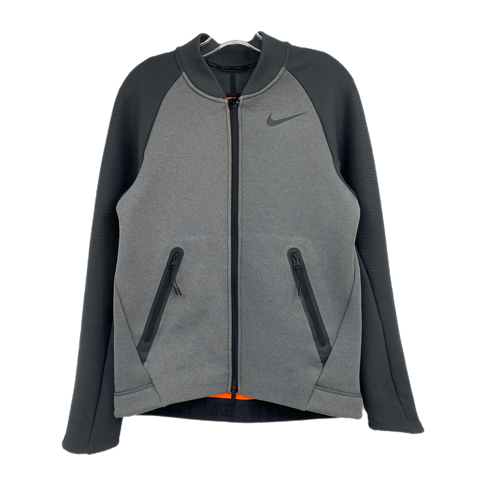 Nike Gray Black Lightweight Zip-Up Jacket