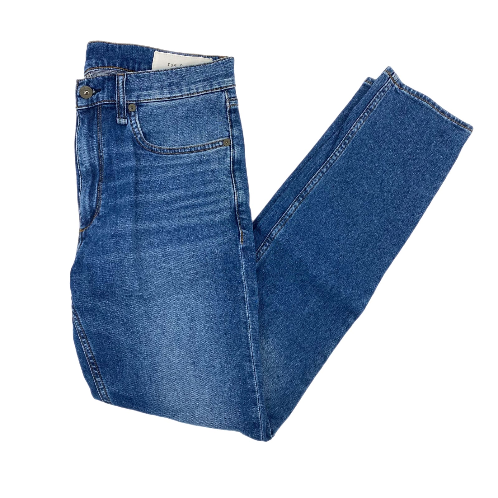 rag & bone Blue Straight Medium Wash Jeans