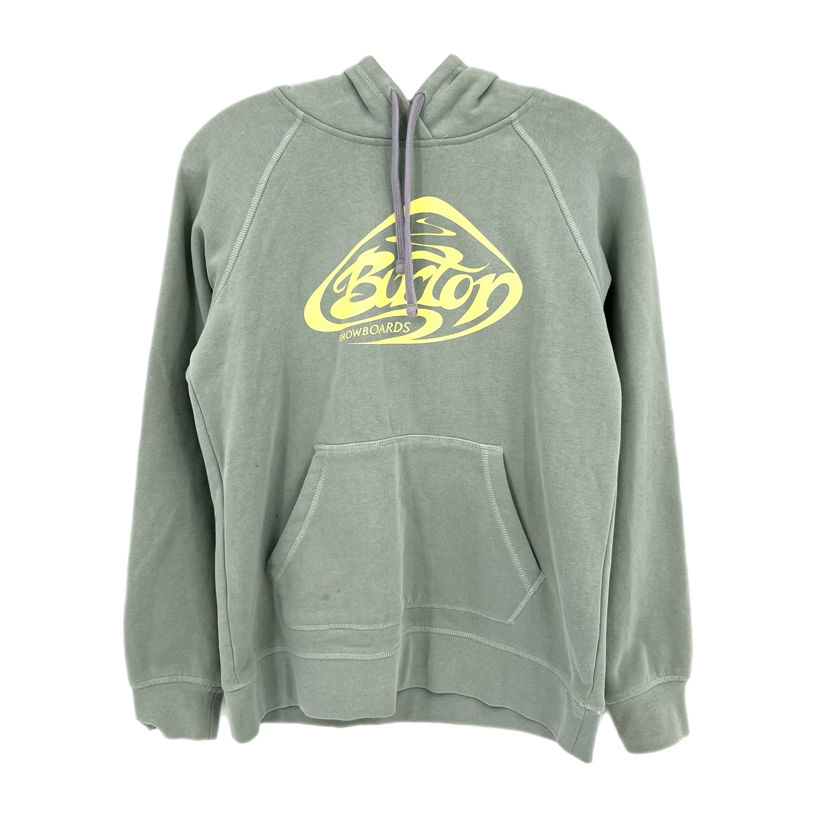Burton Green Logo Pullover Hoodie