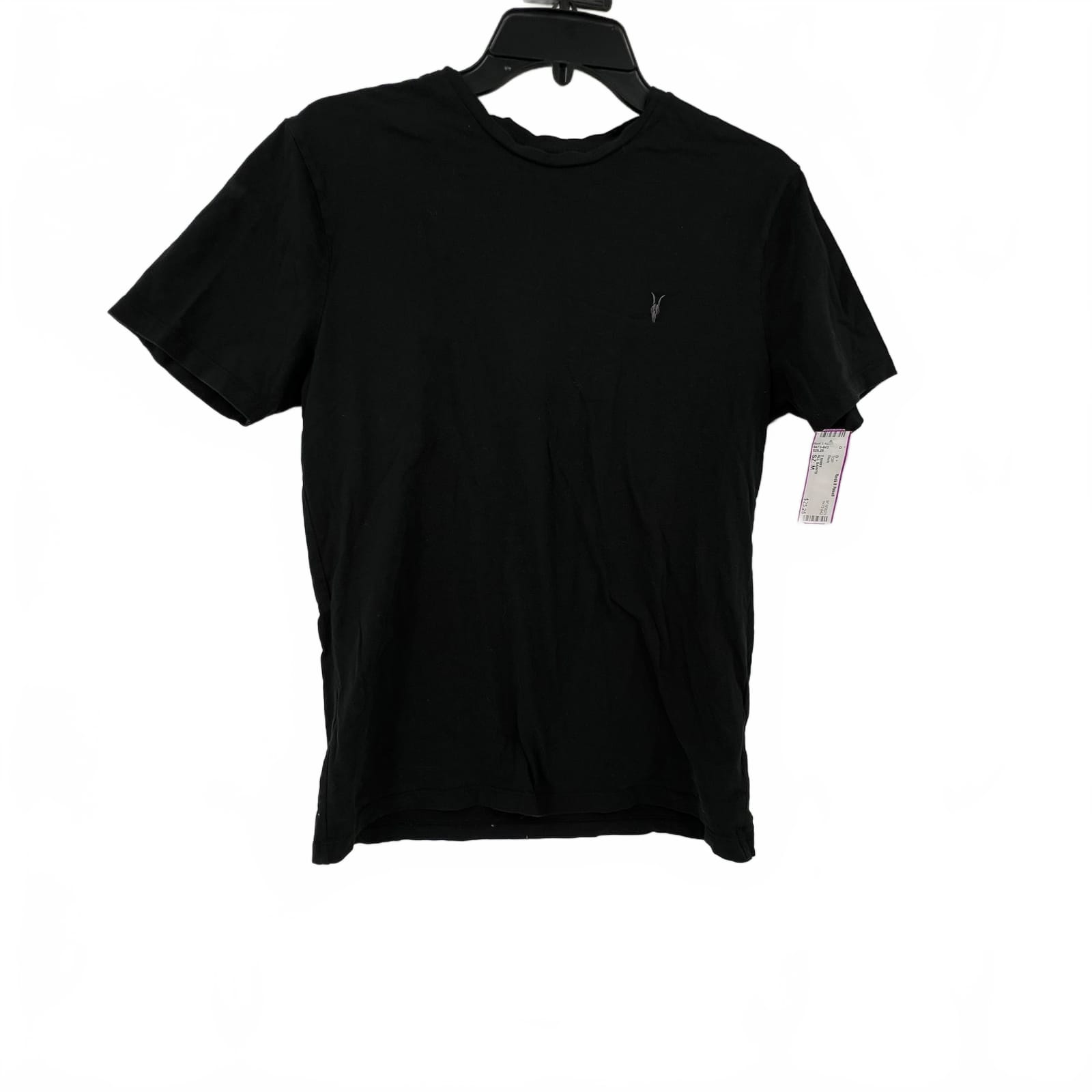 All Saints Black Cotton Tee