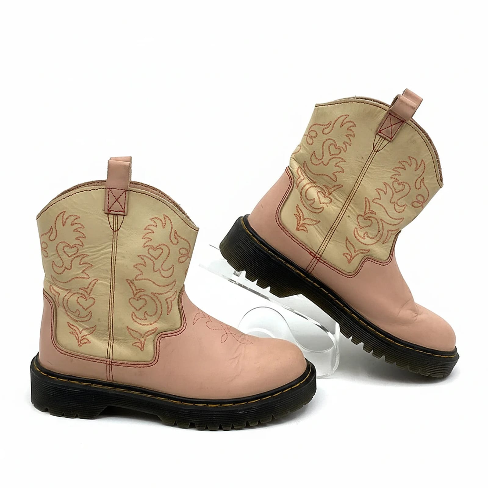 Dr. Martens Pink Bootie Kids Boots