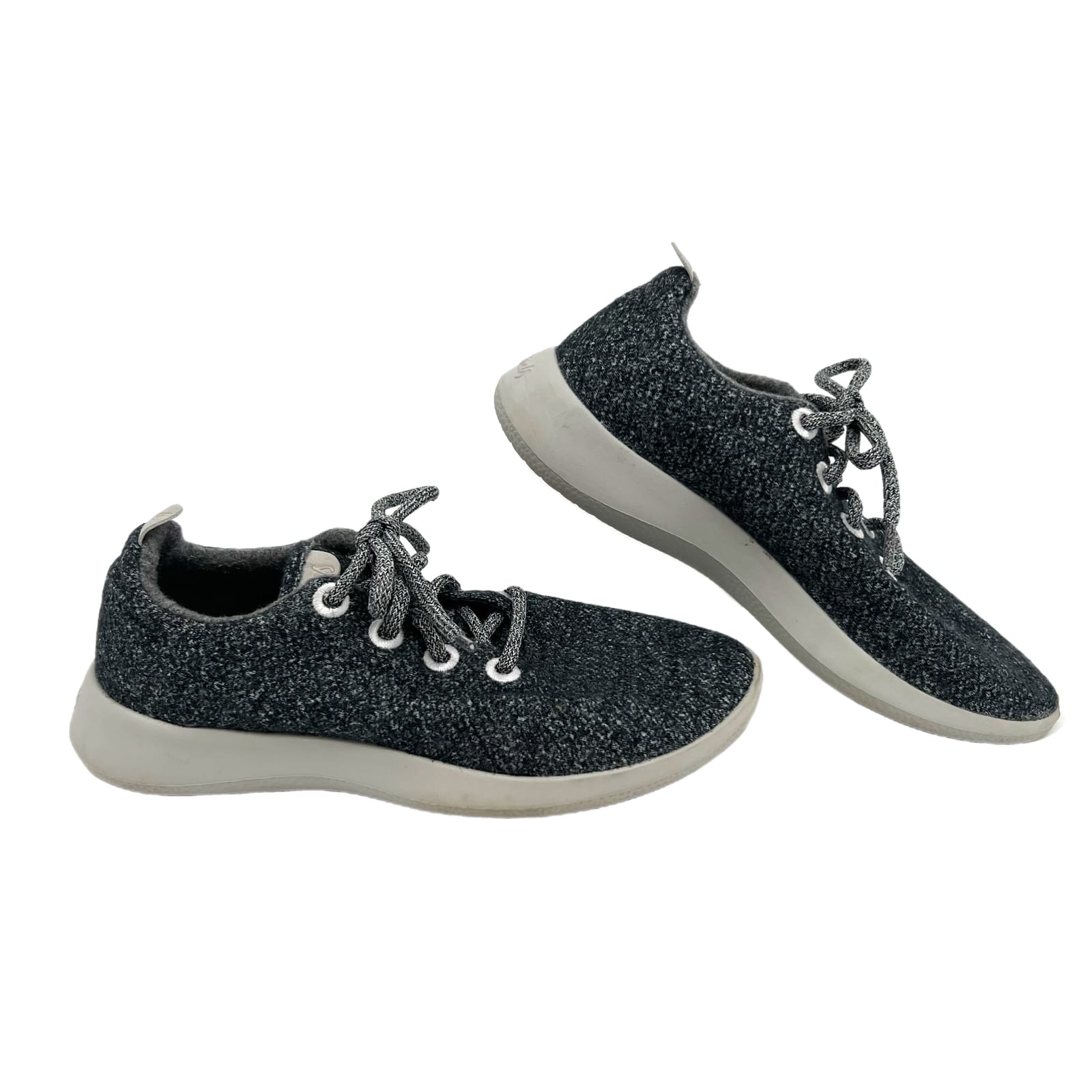 Allbirds Gray Knit Lace-Up Athletic Sneakers