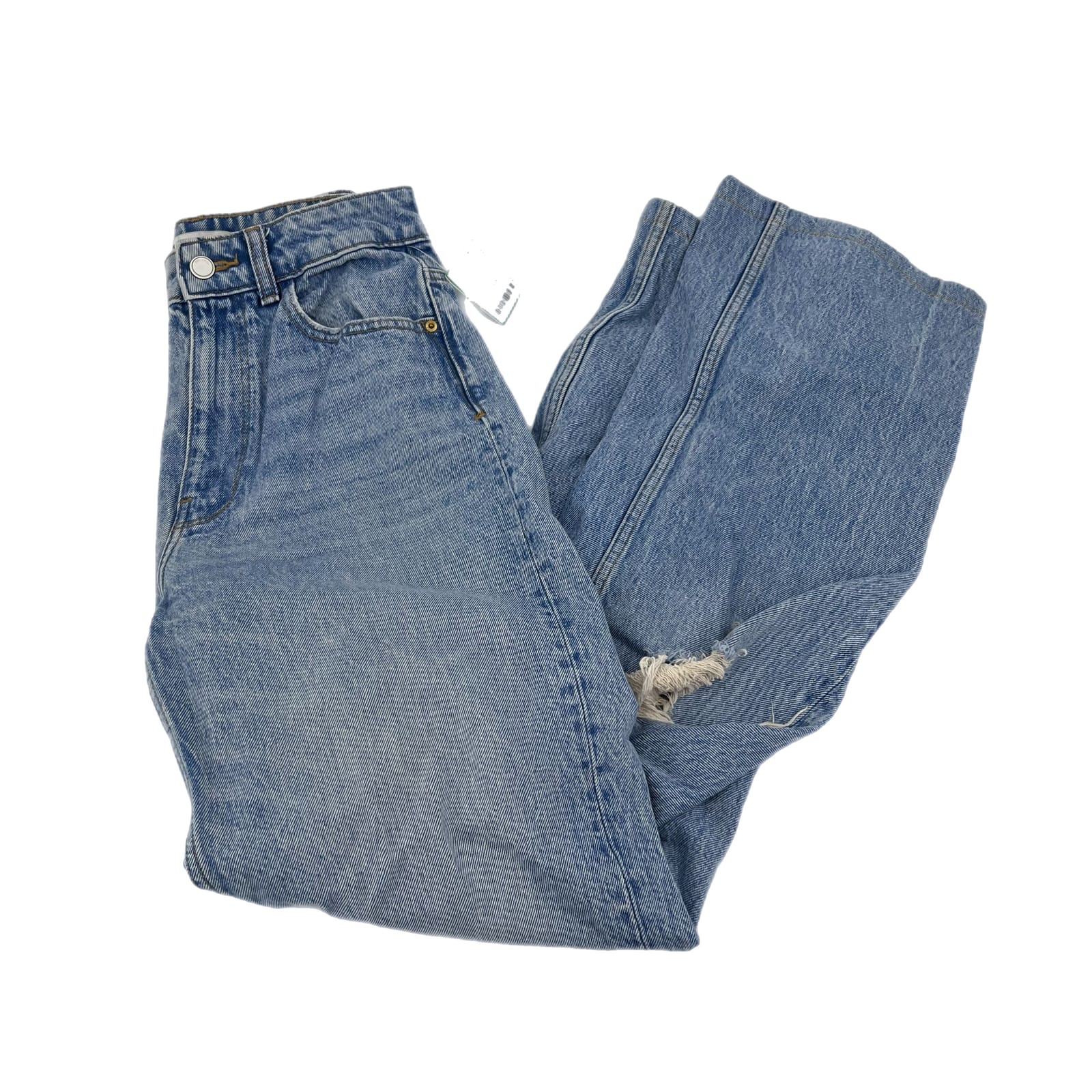 Zara Blue Flared Denim Jeans