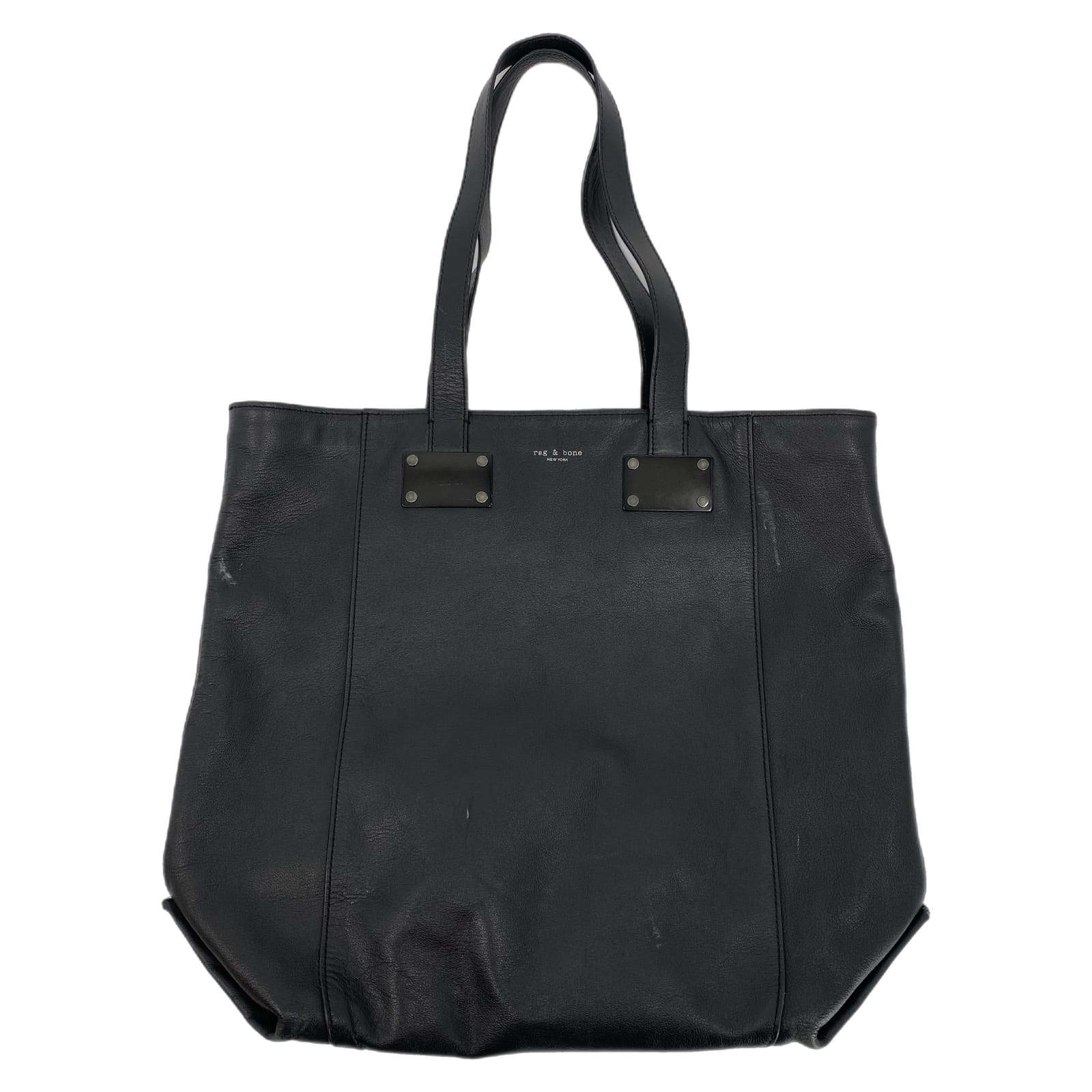 rag & bone Black Leather Tote