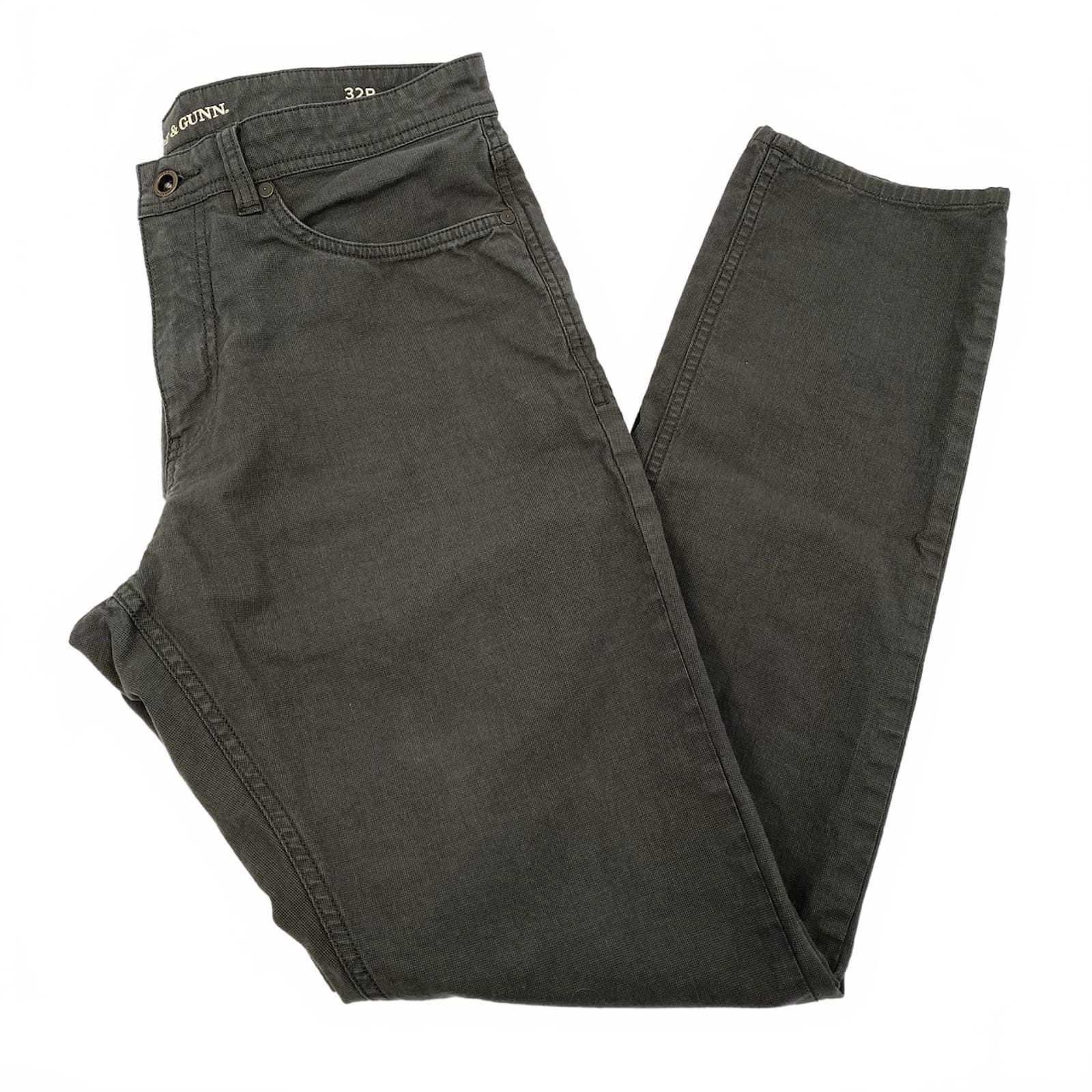 Rodd & Gunn Gray Cotton Straight Leg Pants