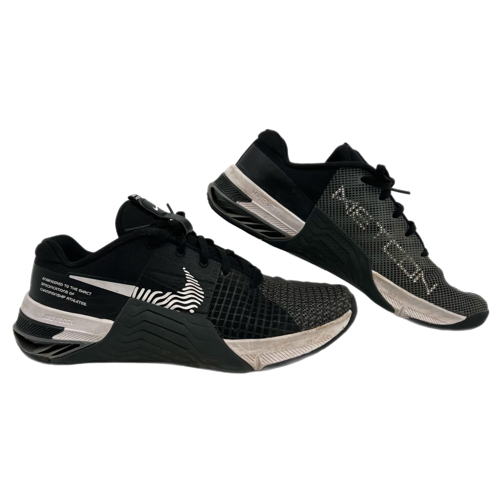Nike Black Gray Metcon 8 Training Sneakers