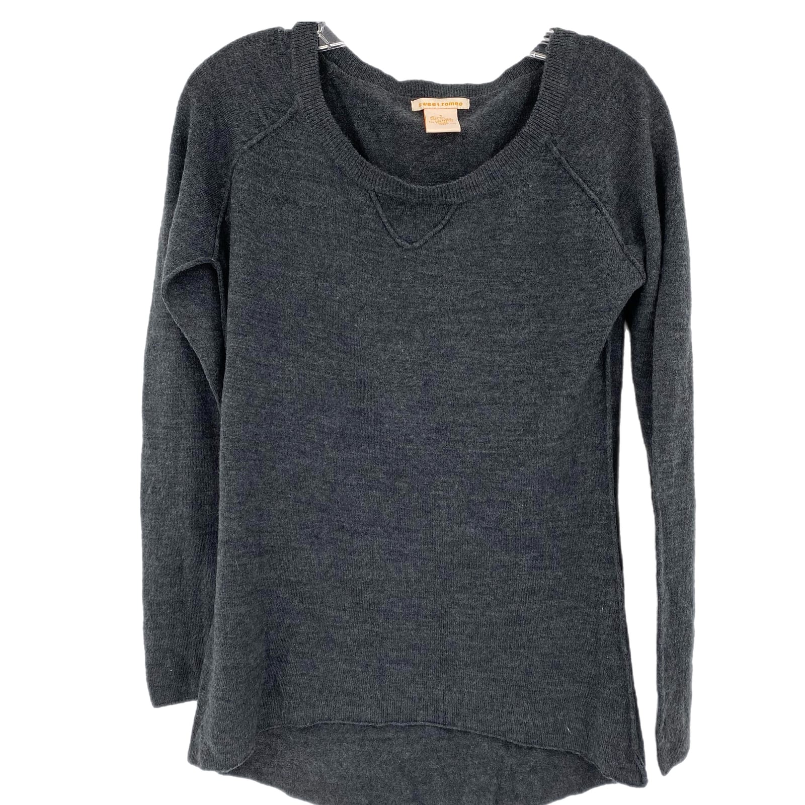 Sweet Romeo Gray Acrylic Sweater