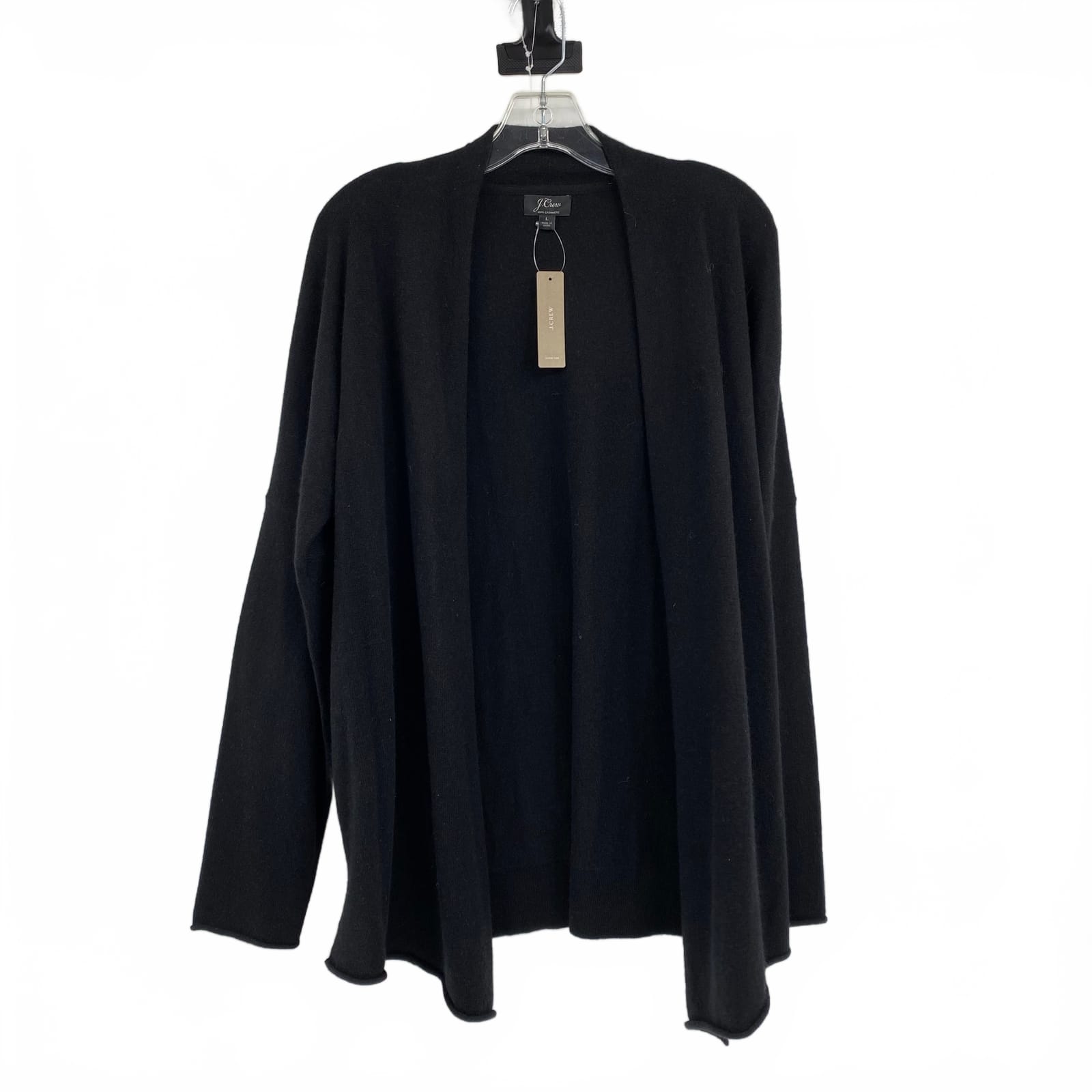 J. Crew Black Cashmere Cardigan