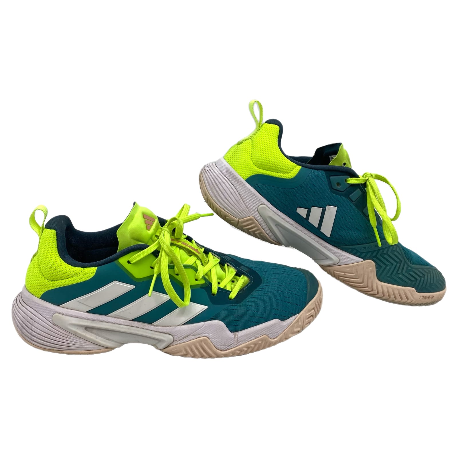 Adidas Blue Green Barricade Sneakers