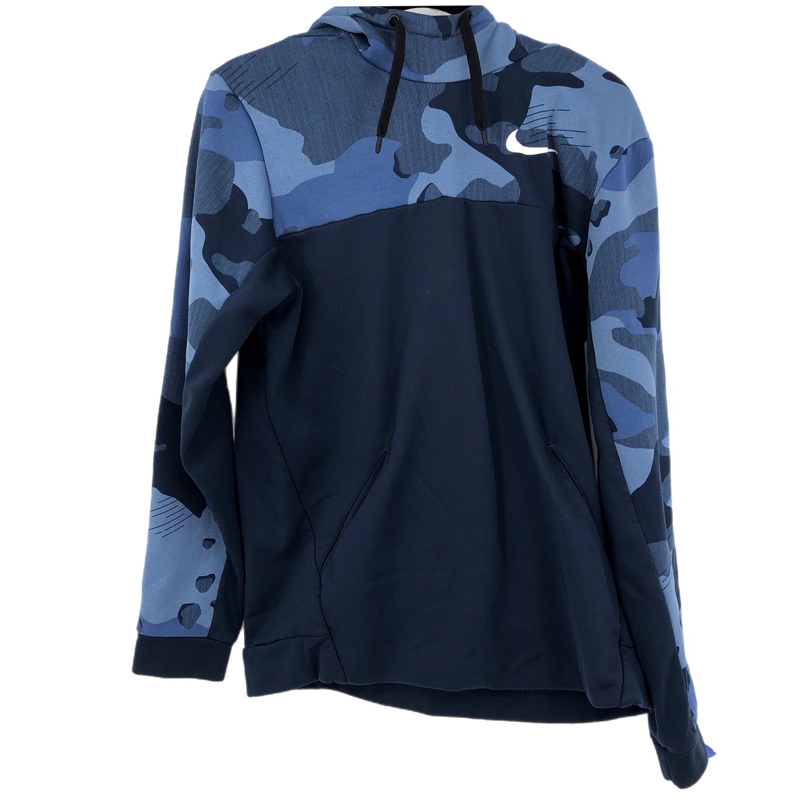Nike Blue Long Sleeve Camouflage Sweatshirt
