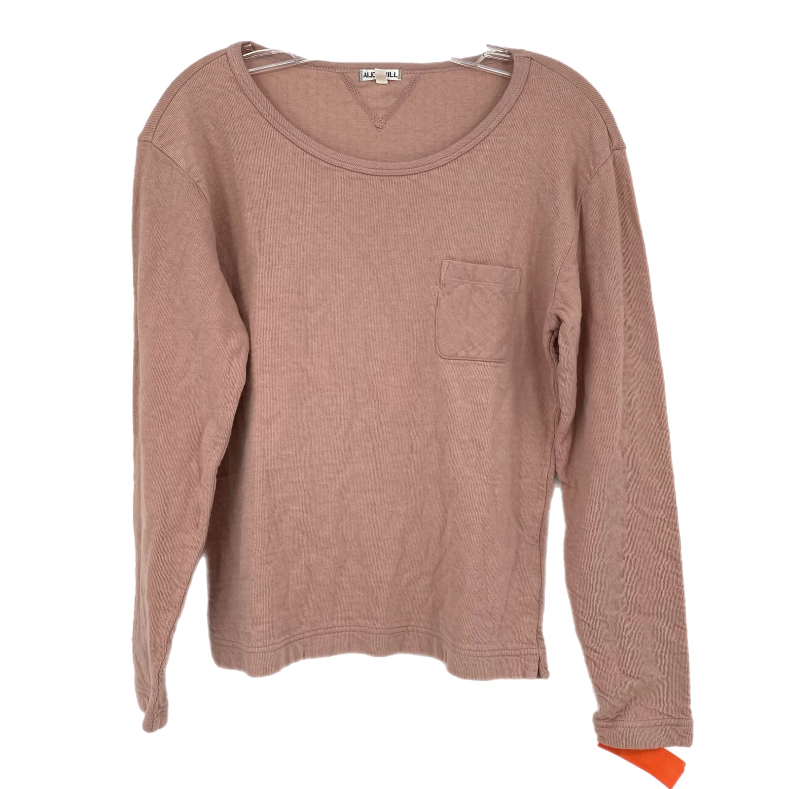 Alex Mill Pink Cotton Long Sleeve T-Shirt