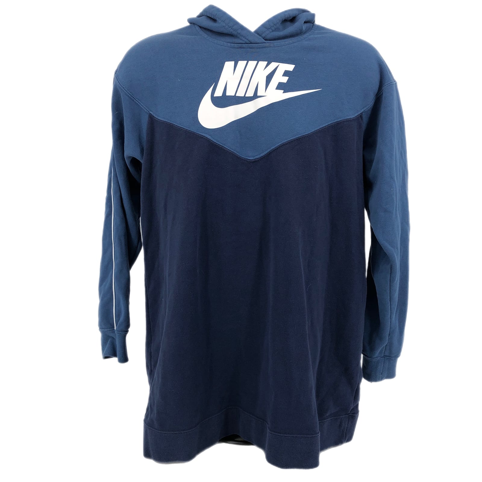 Nike Blue & White Basic Hoodie
