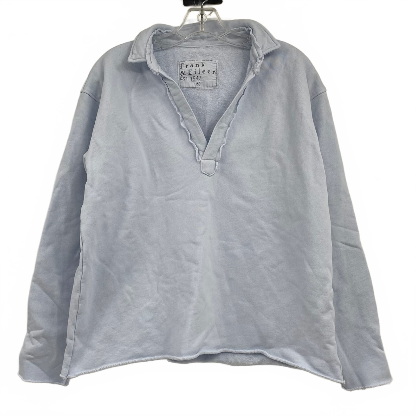 Frank & Eileen Light Blue Patrick V-Neck Sweatshirt