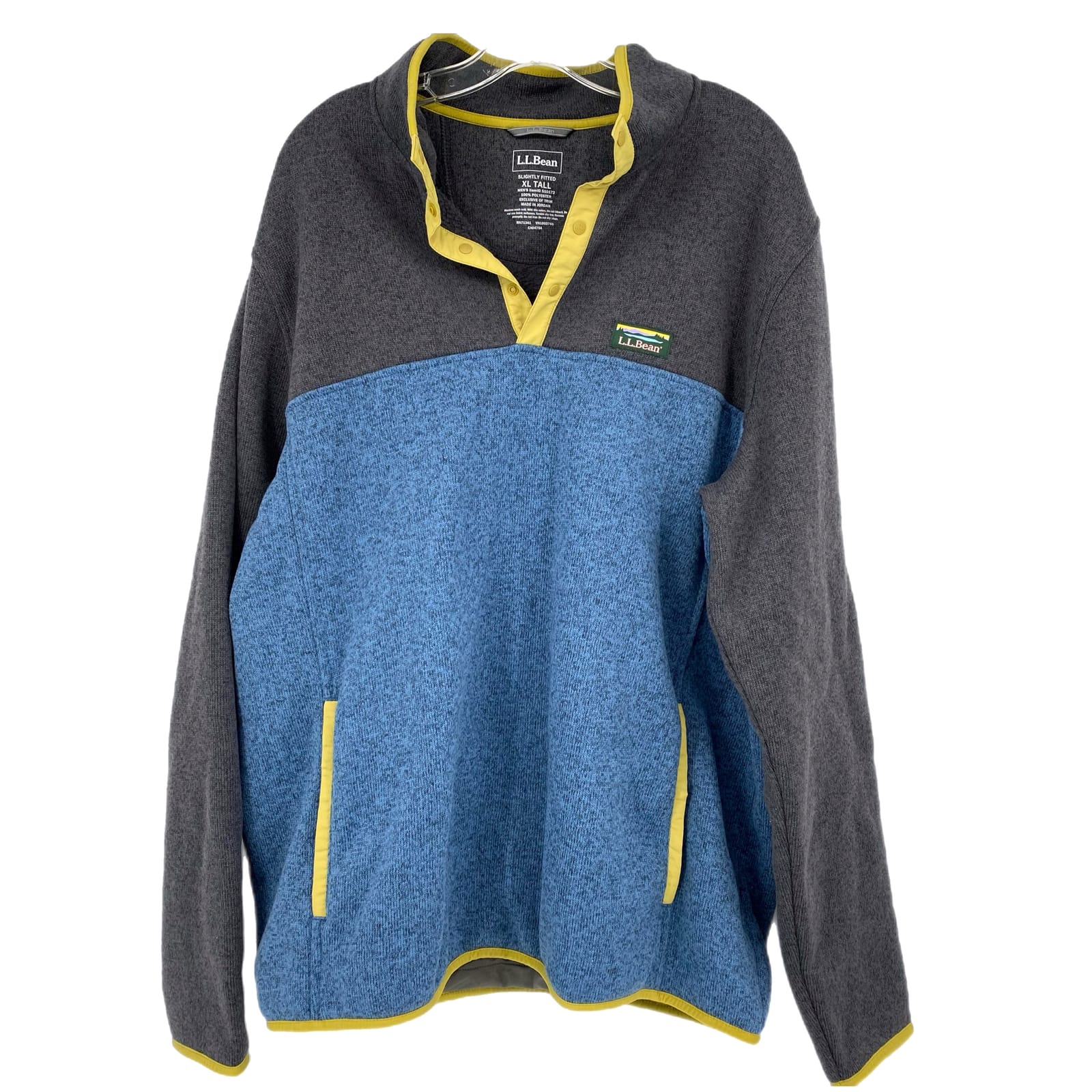 L.L. Bean Blue & Gray Crewneck Sweater