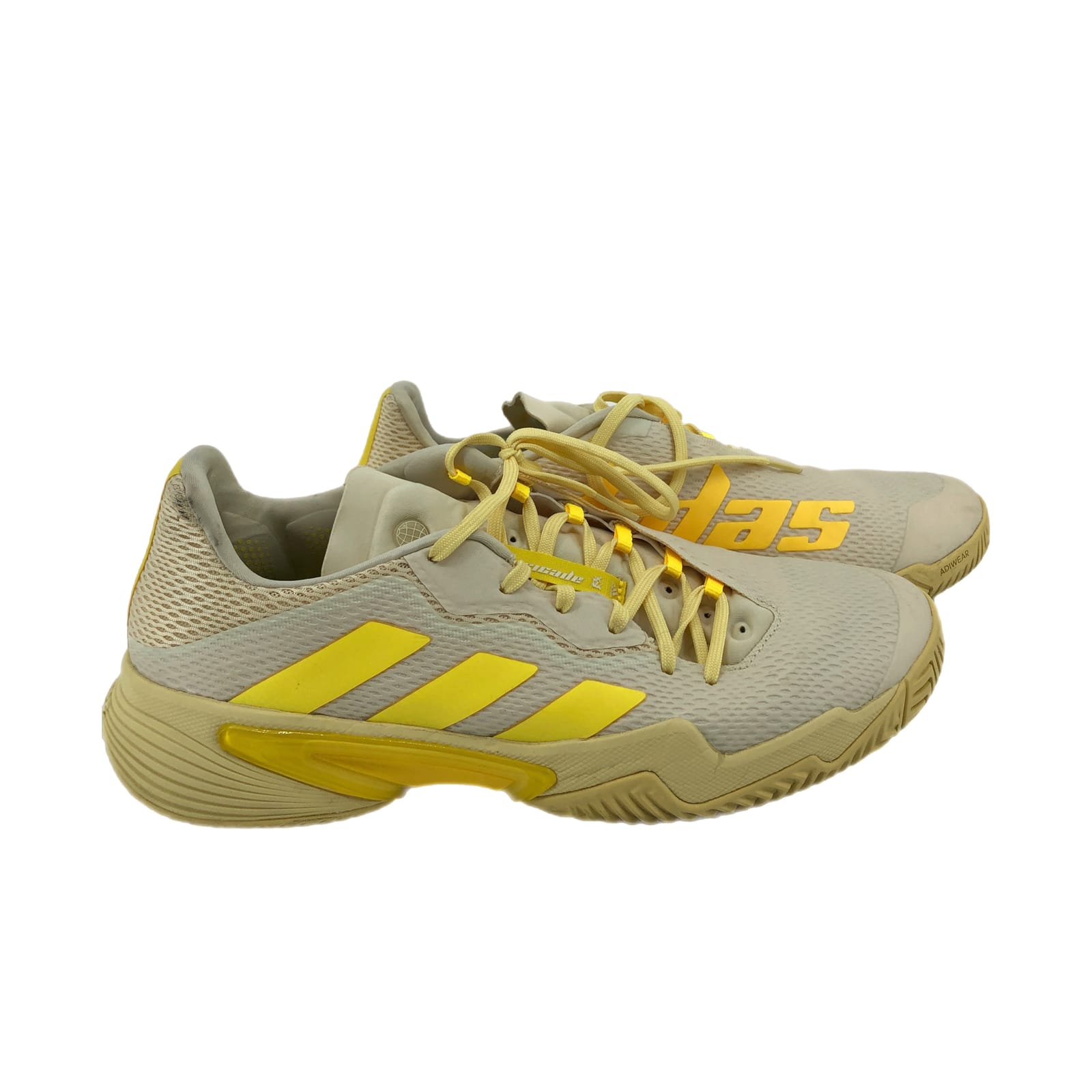 adidas Beige & Yellow Athletic Shoes