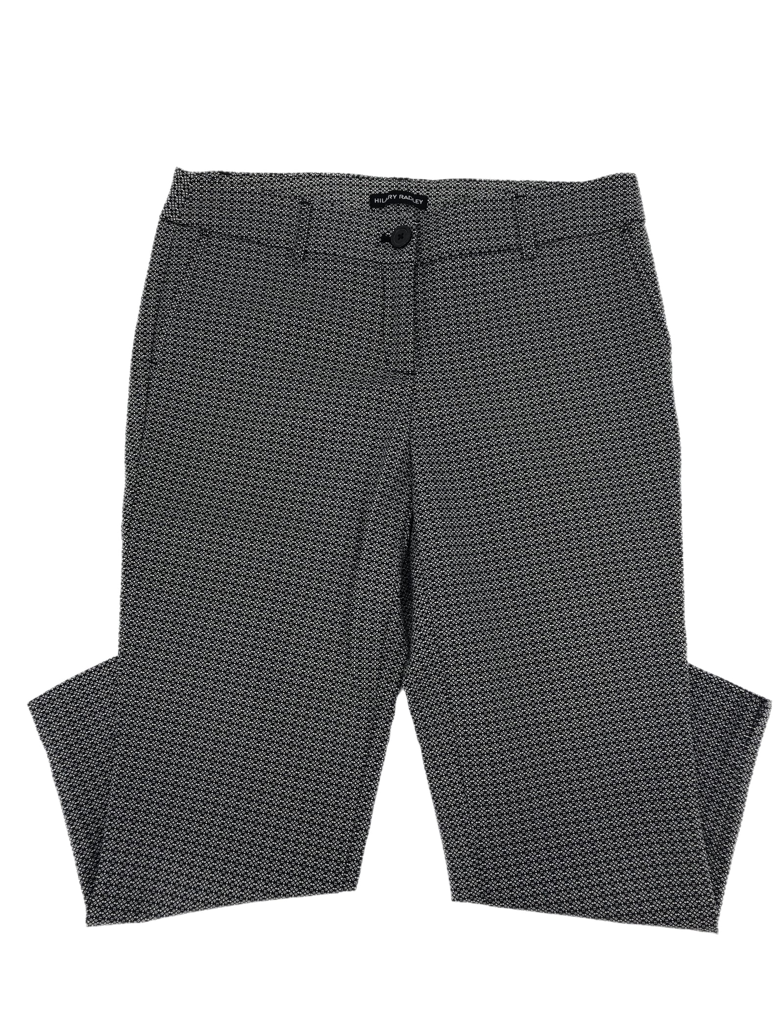 Hilary Radley Black & White Capri Pants