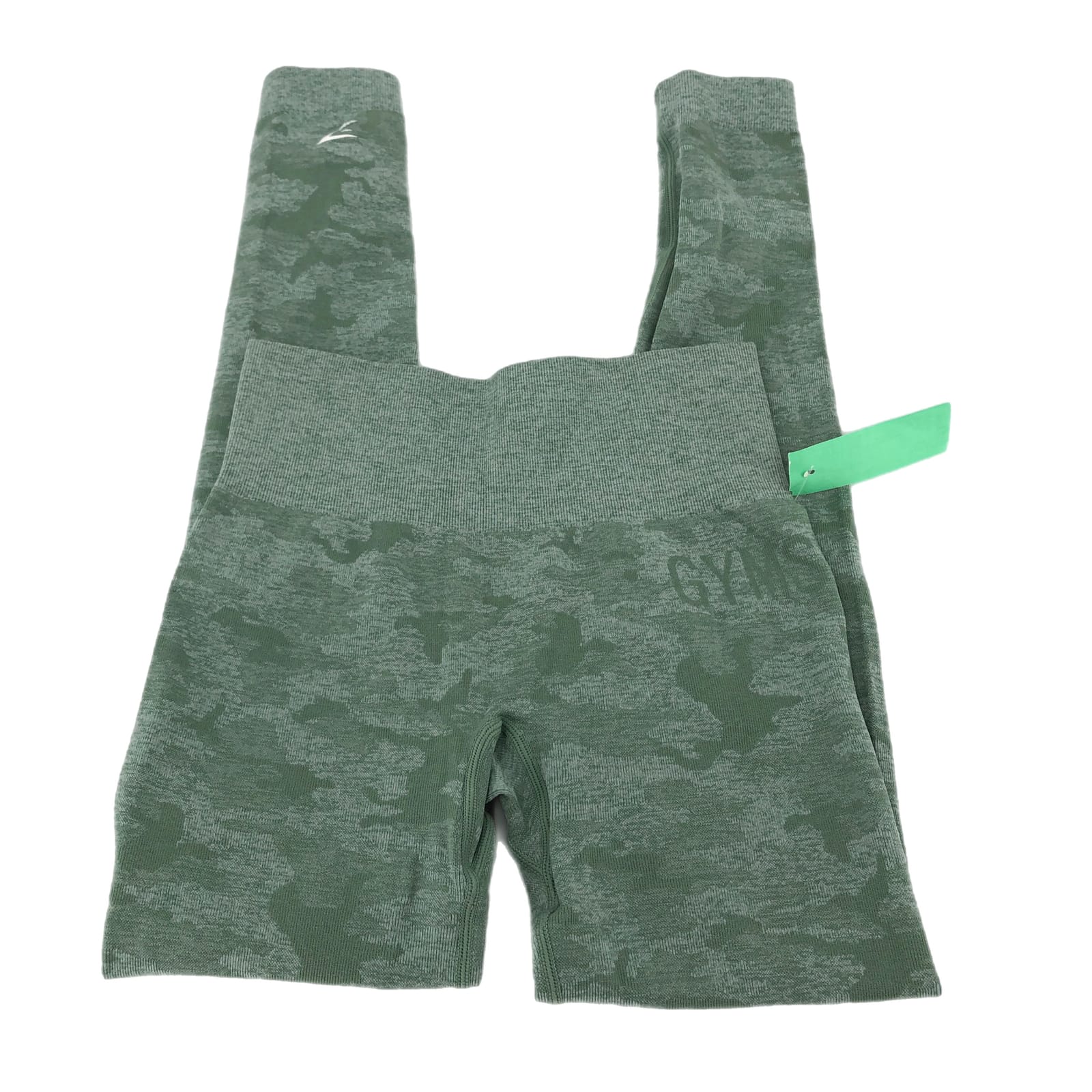 Gymshark Green Camouflage Athletic Leggings