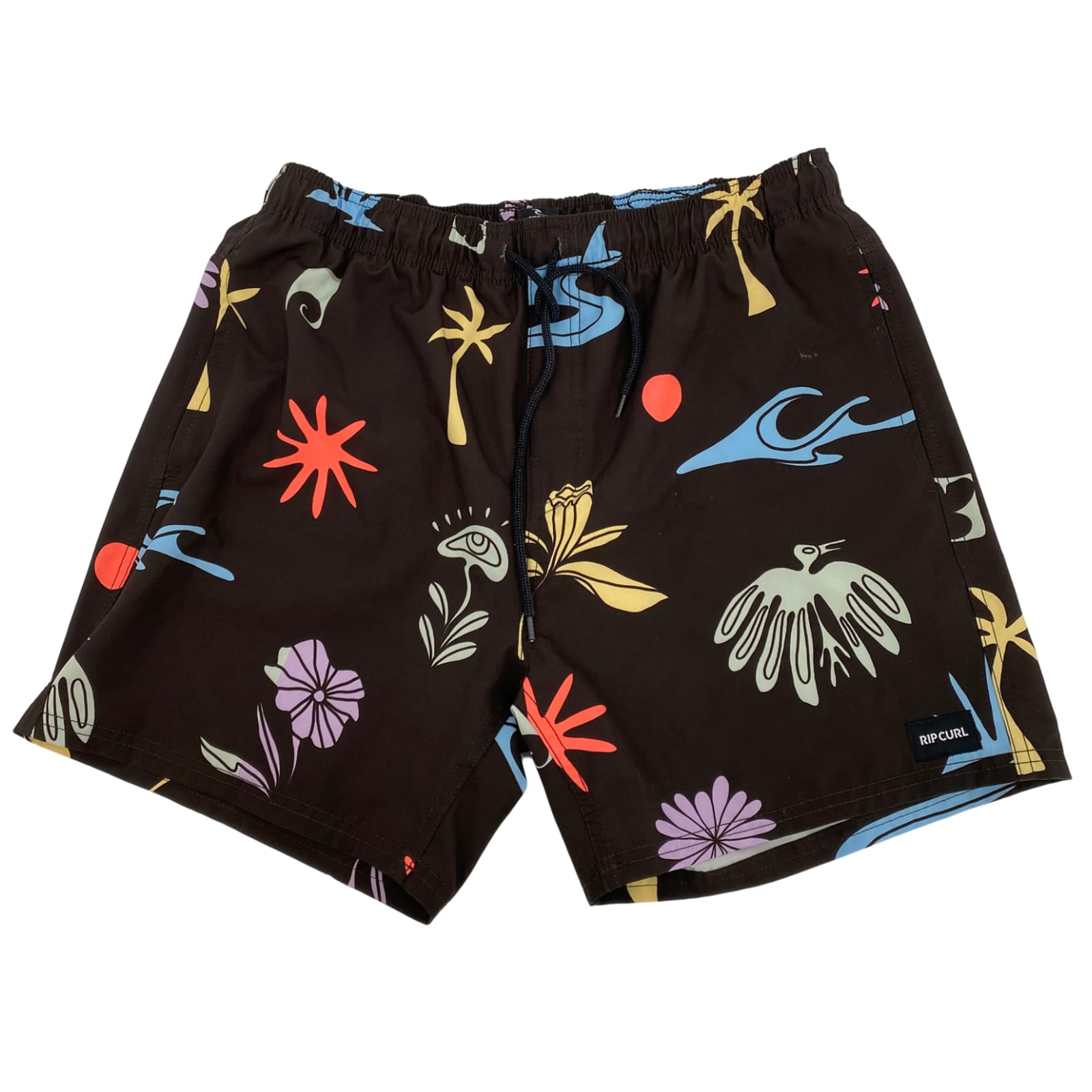Rip Curl Brown Athletic Swim Trunks