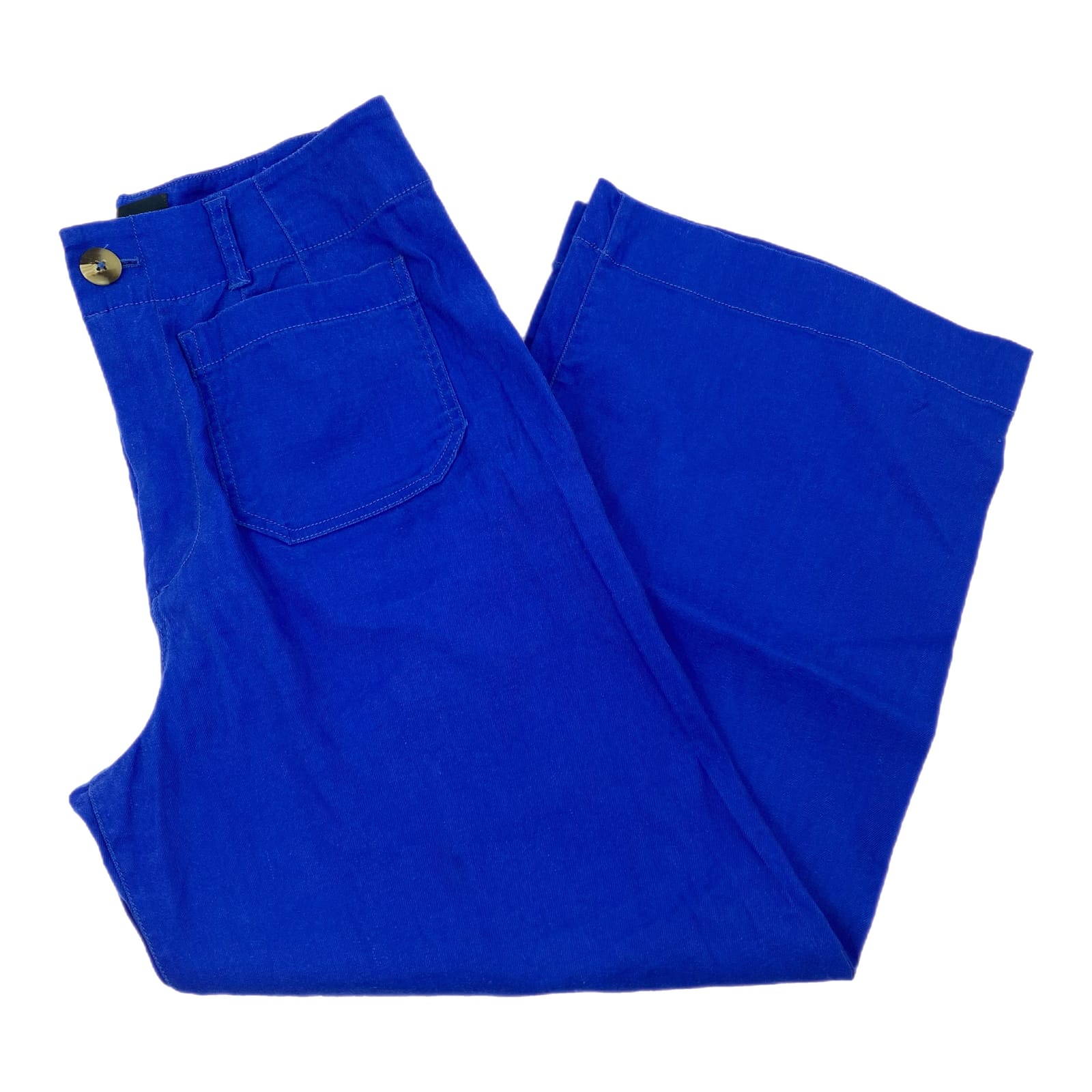 Maeve Blue Colette Wide Leg Pants