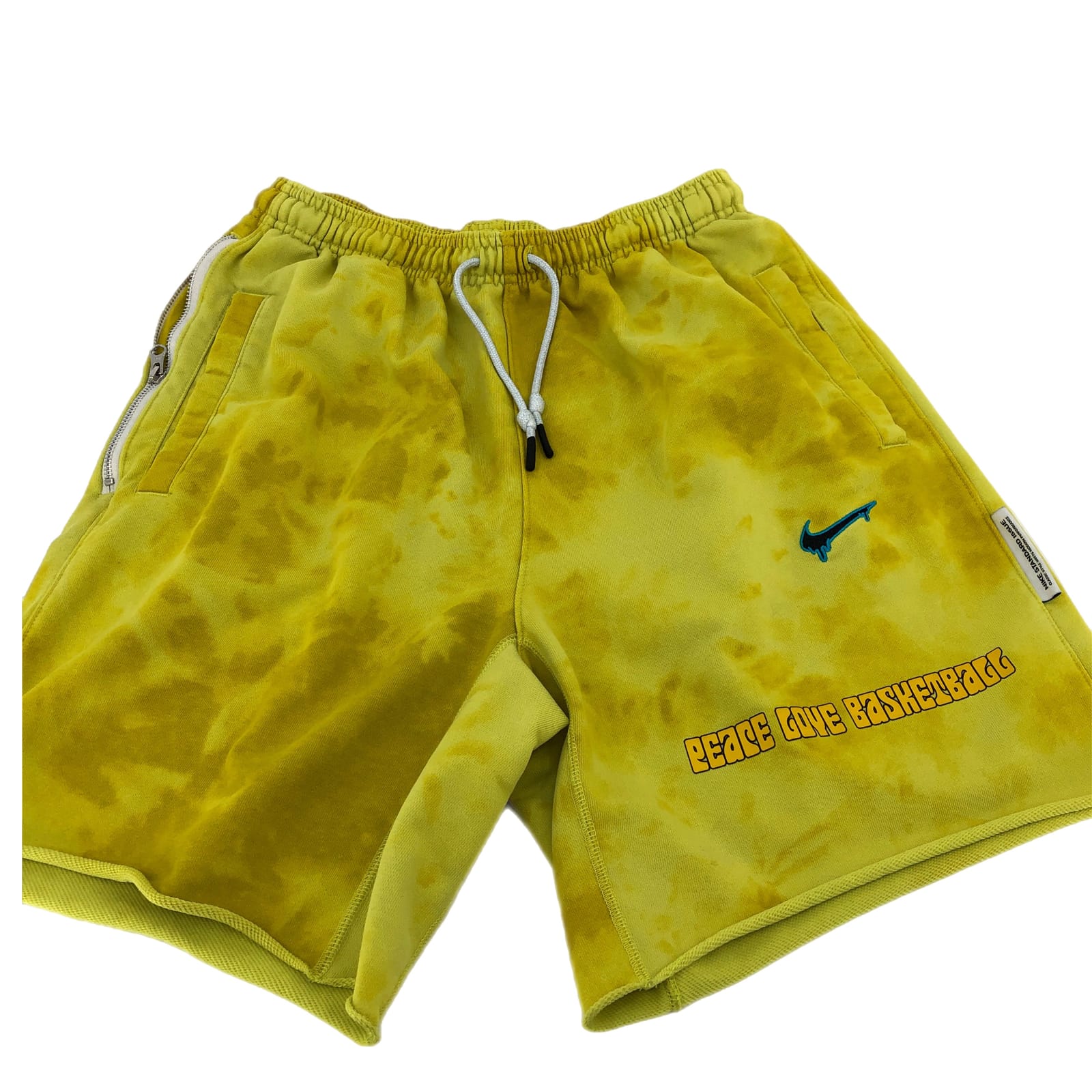 Nike Yellow & Blue Sweat Shorts