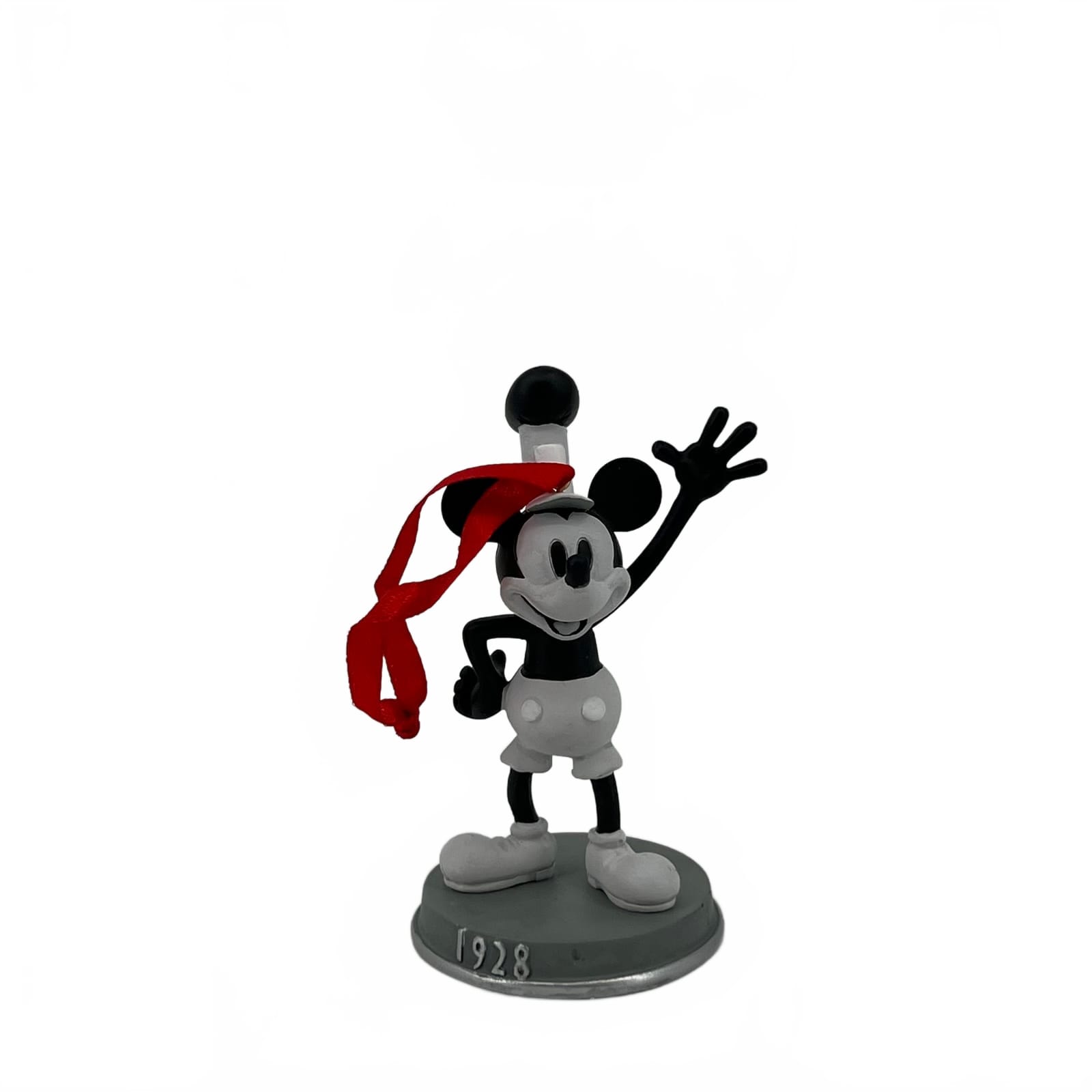 Disney Black Gray Steamboat Willie Sketchbook Ornament