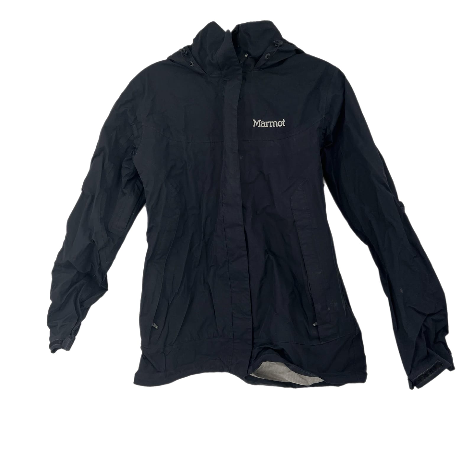 Marmot Black Polyester Windbreaker Jacket